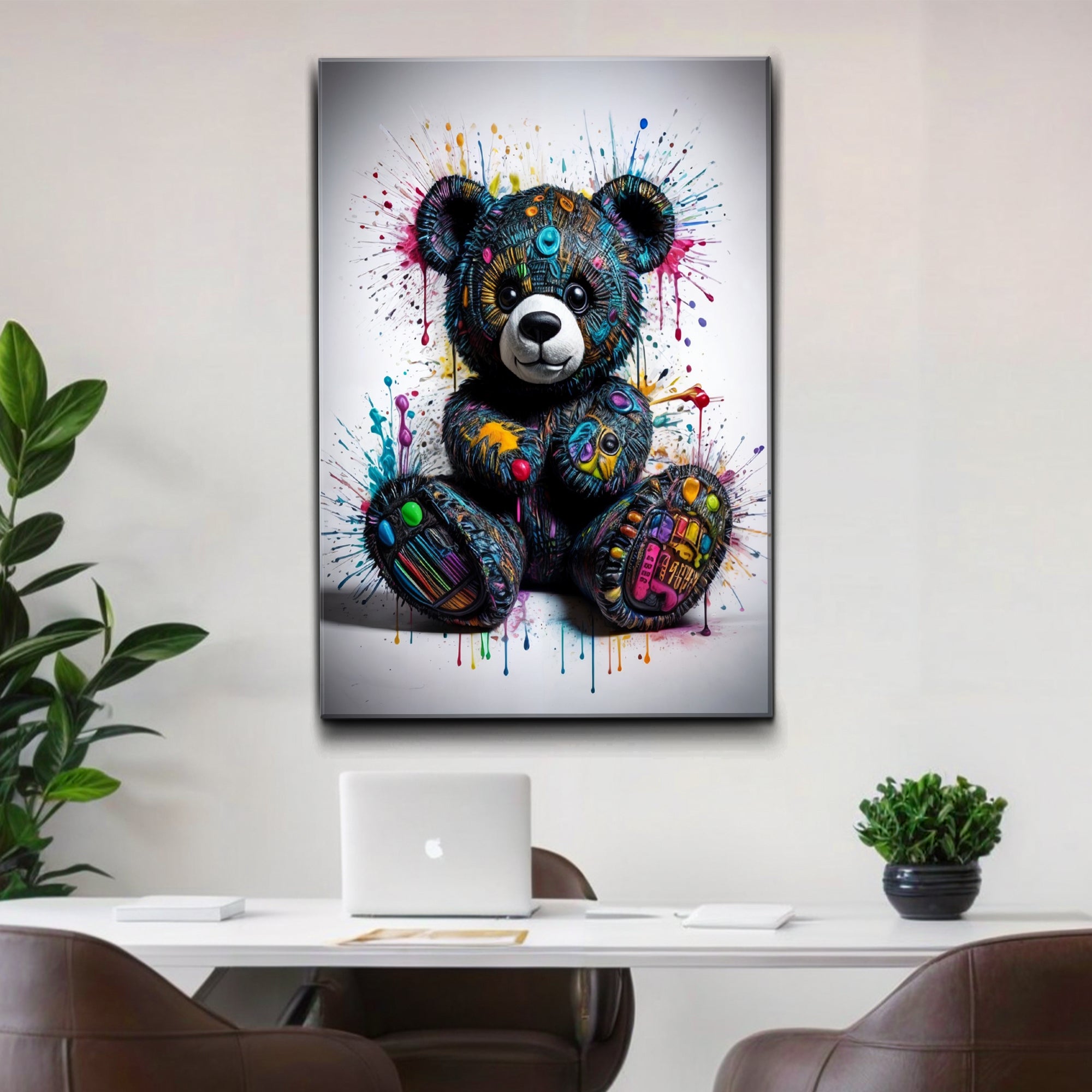Cool Pop Teddy Wall Art on sale at MyriadMart