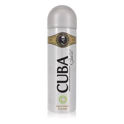 Cuba Gold Deodorant Spray unboxed By Fragluxe on sale at MyriadMart