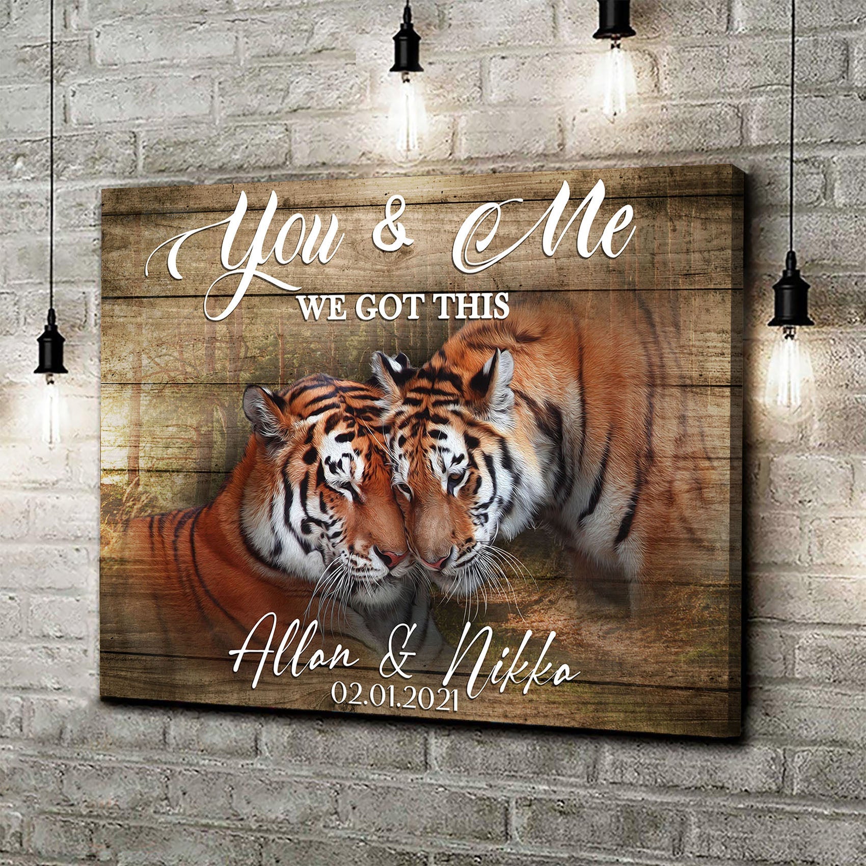 We Got This Tiger Couple Sign on sale at MyriadMart