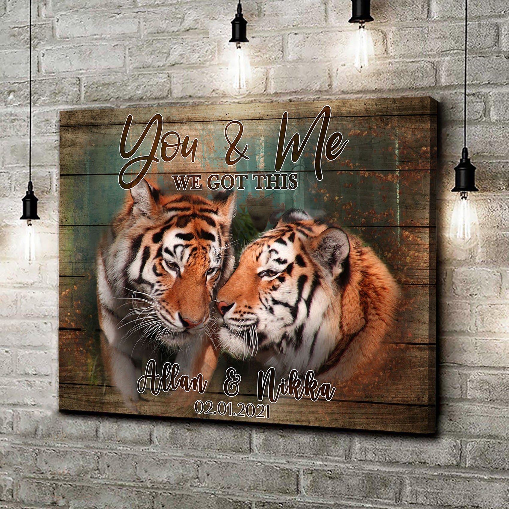 We Got This Tiger Couple Sign on sale at MyriadMart