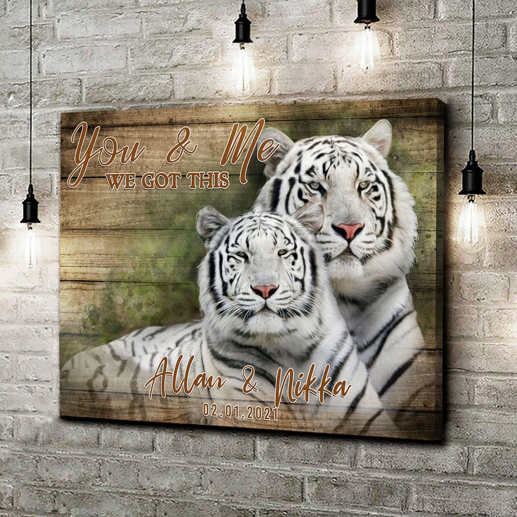 We Got This Tiger Couple Sign on sale at MyriadMart