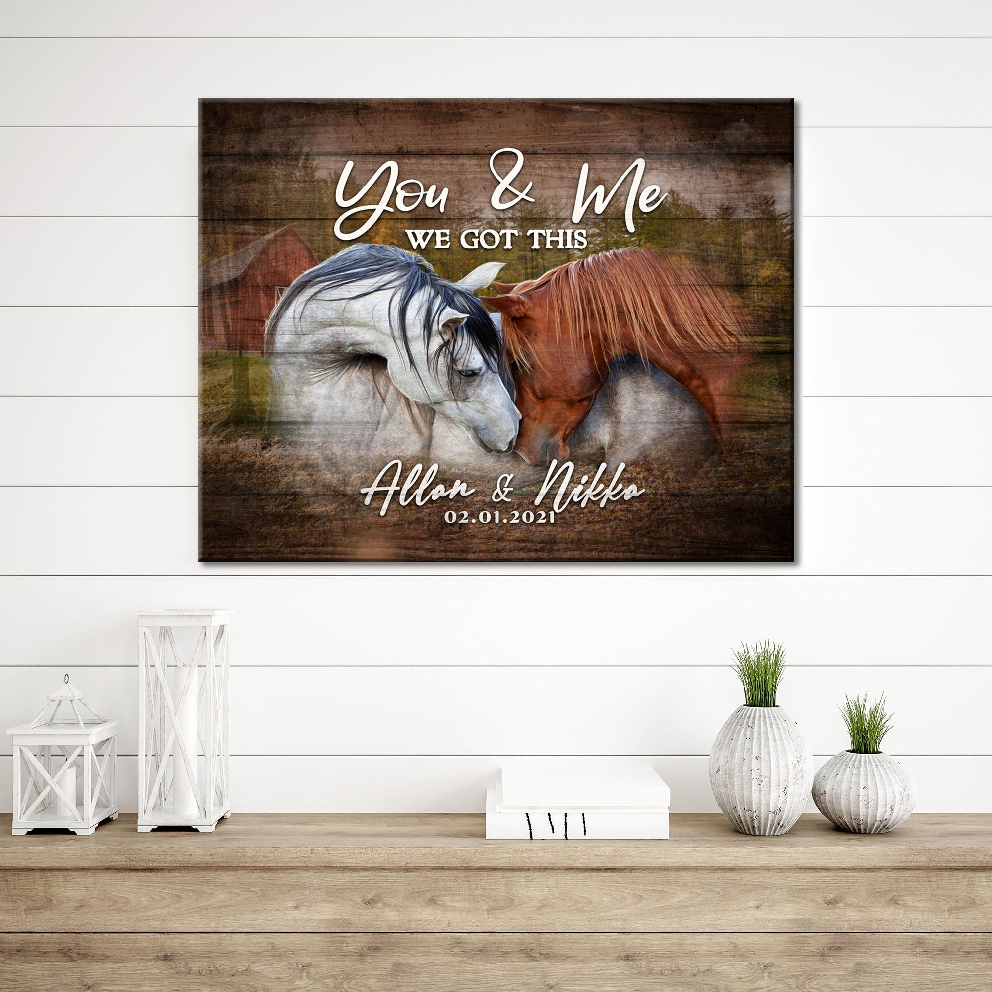 We Got This Couple Horse Sign on sale at MyriadMart
