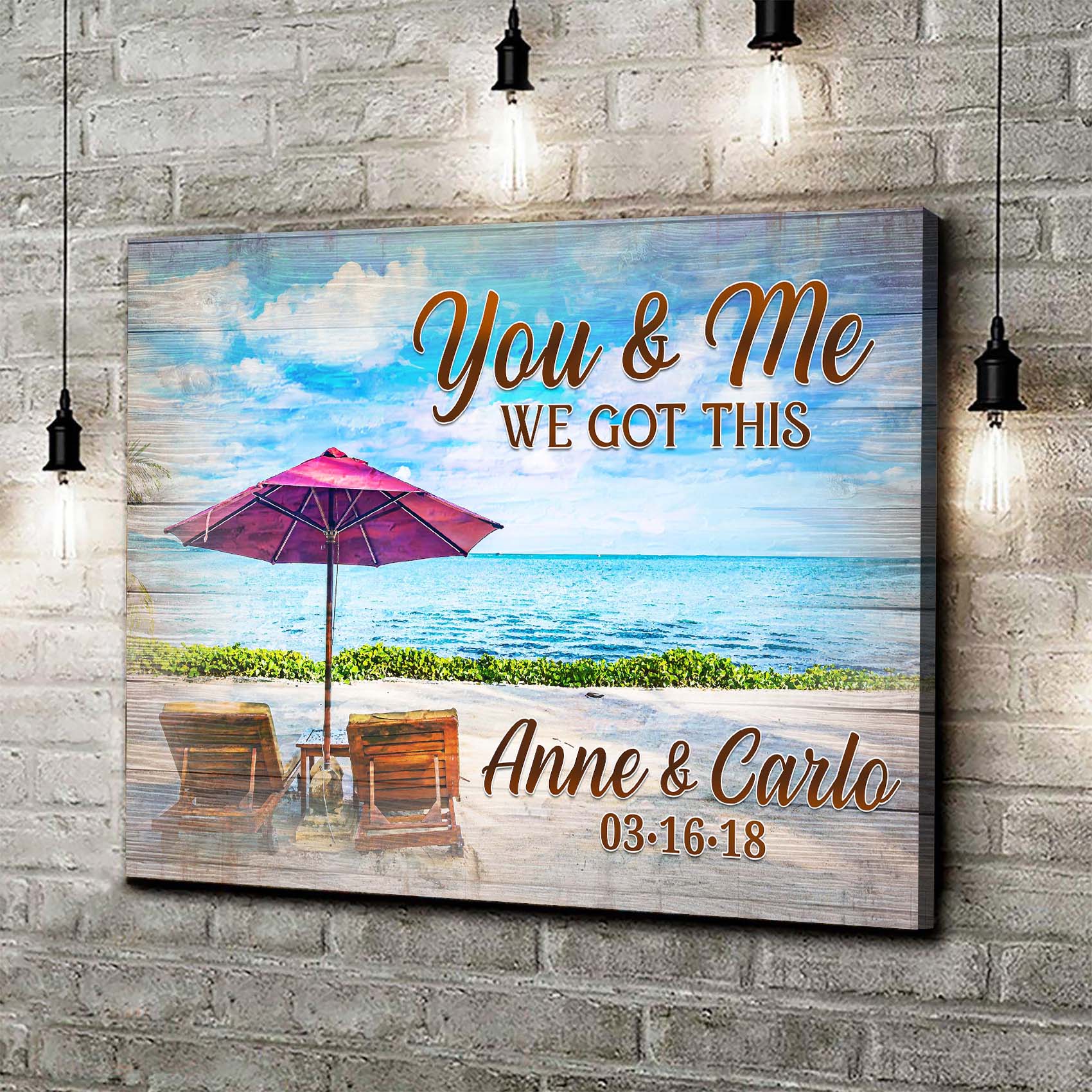 We Got This Couple Beach Sign on sale at MyriadMart