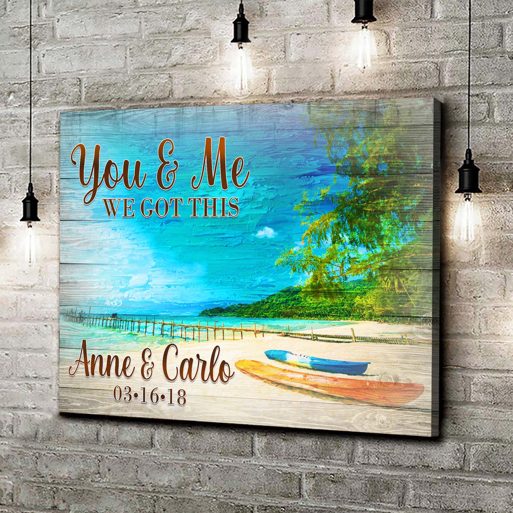 We Got This Couple Beach Sign on sale at MyriadMart