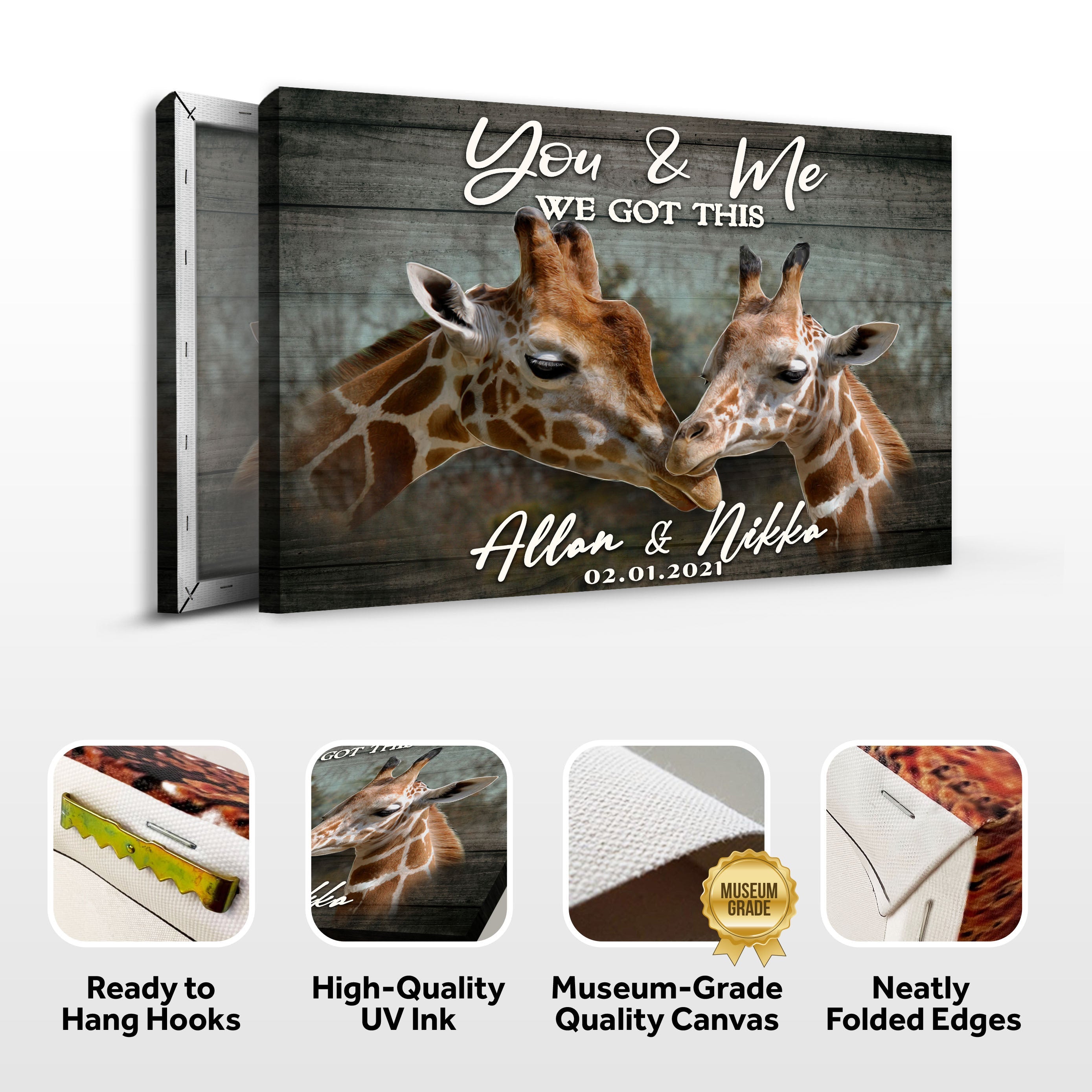 We Got This Couple Giraffe Sign on sale at MyriadMart