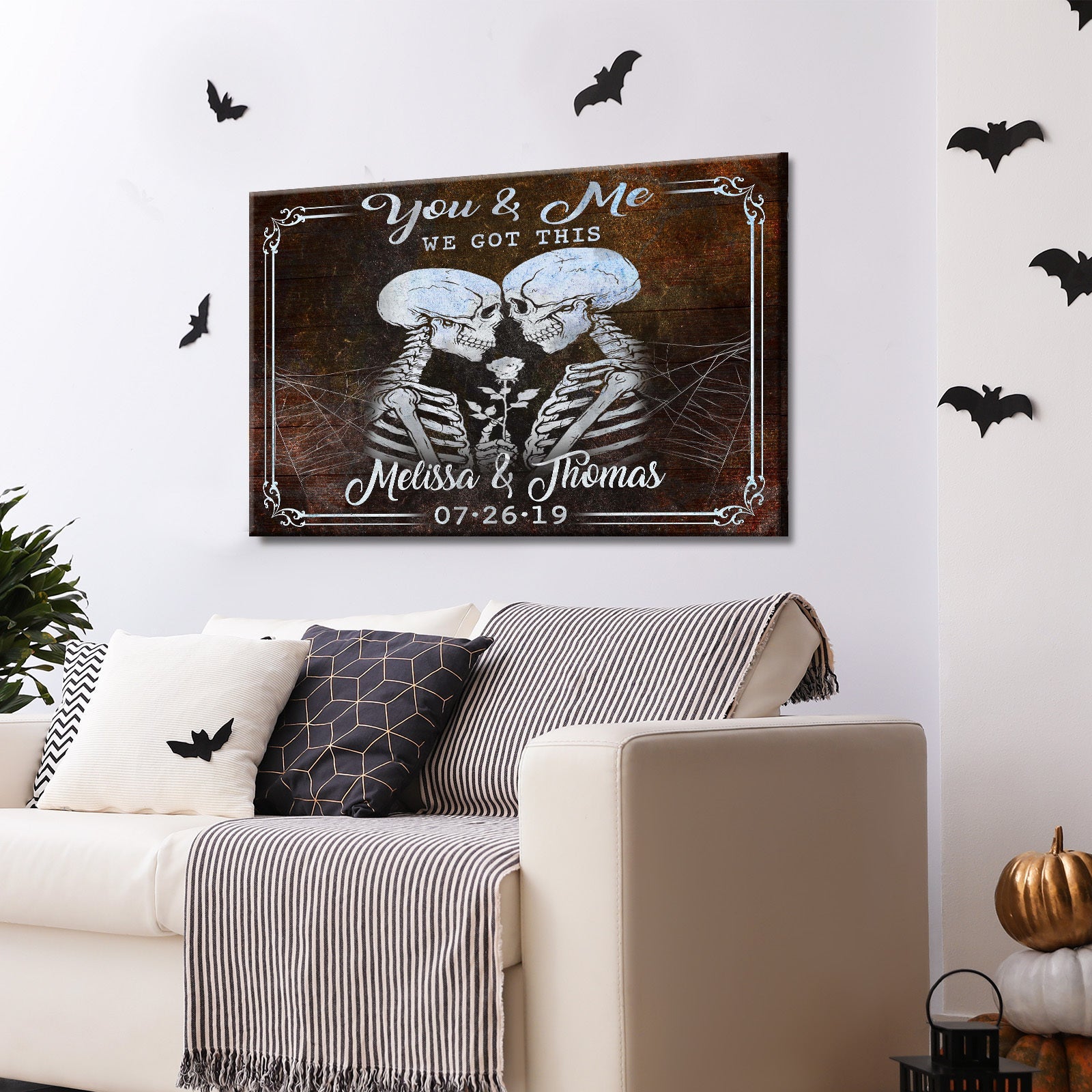 We Got This Skeleton Couple Sign IV on sale at MyriadMart