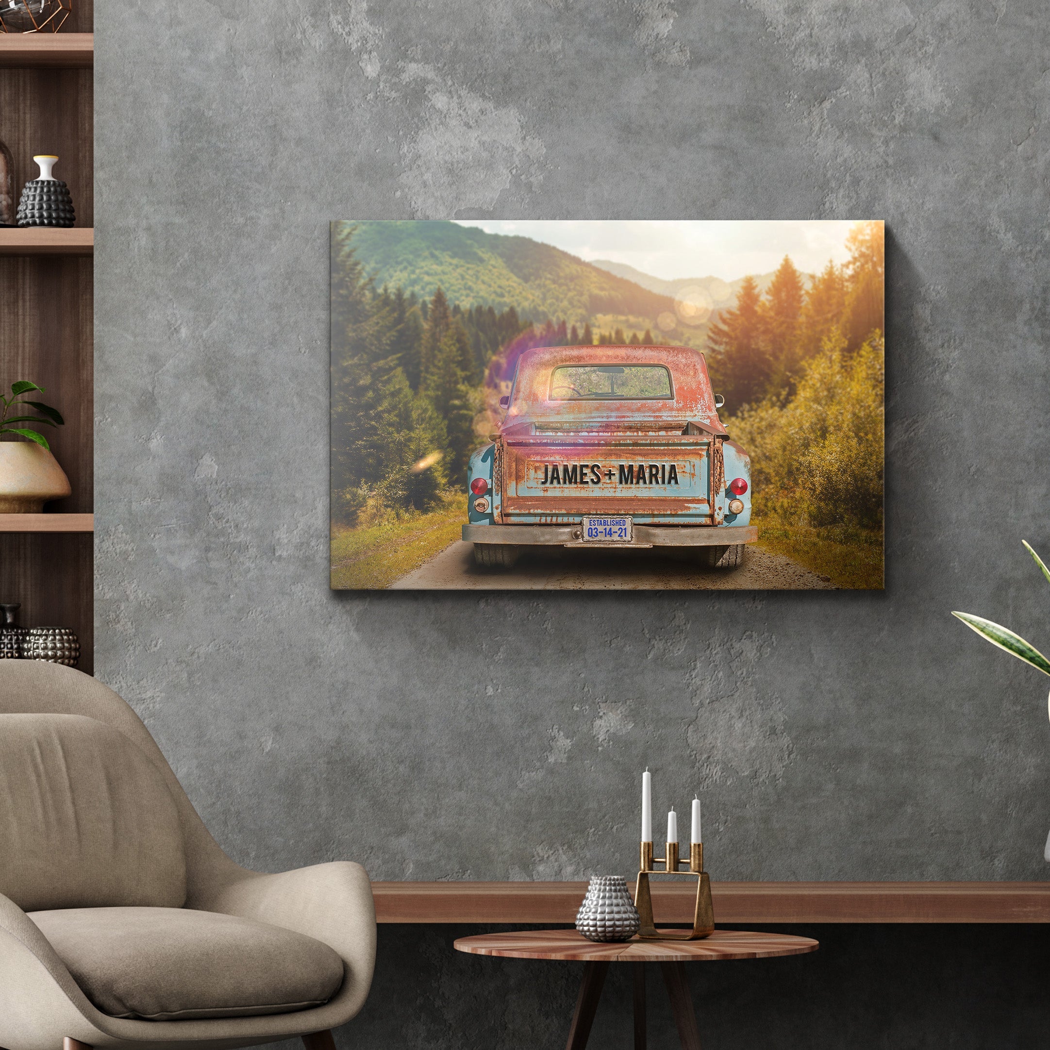 Rustic Truck Sign on sale at MyriadMart