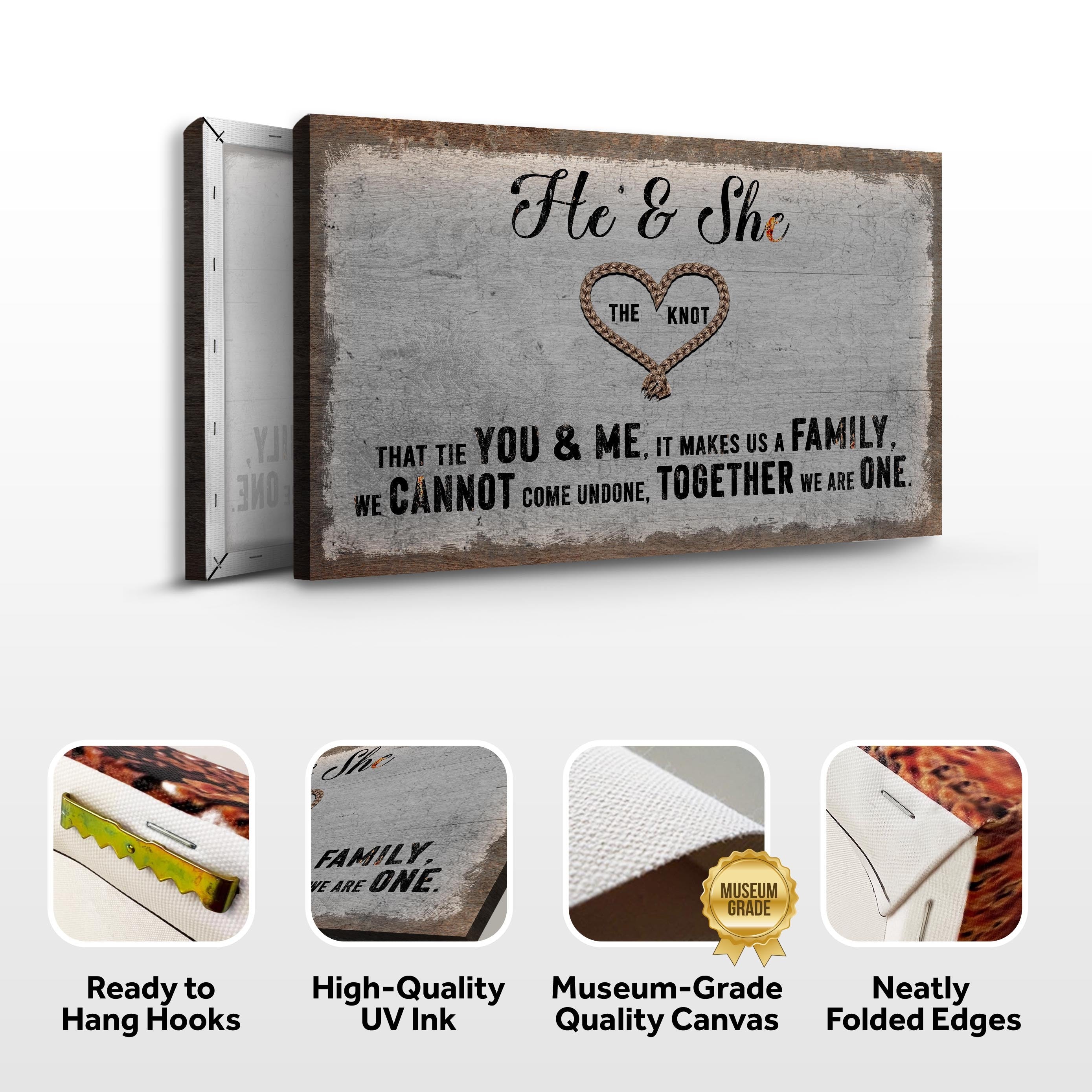 He And She You And Me Together Sign on sale at MyriadMart