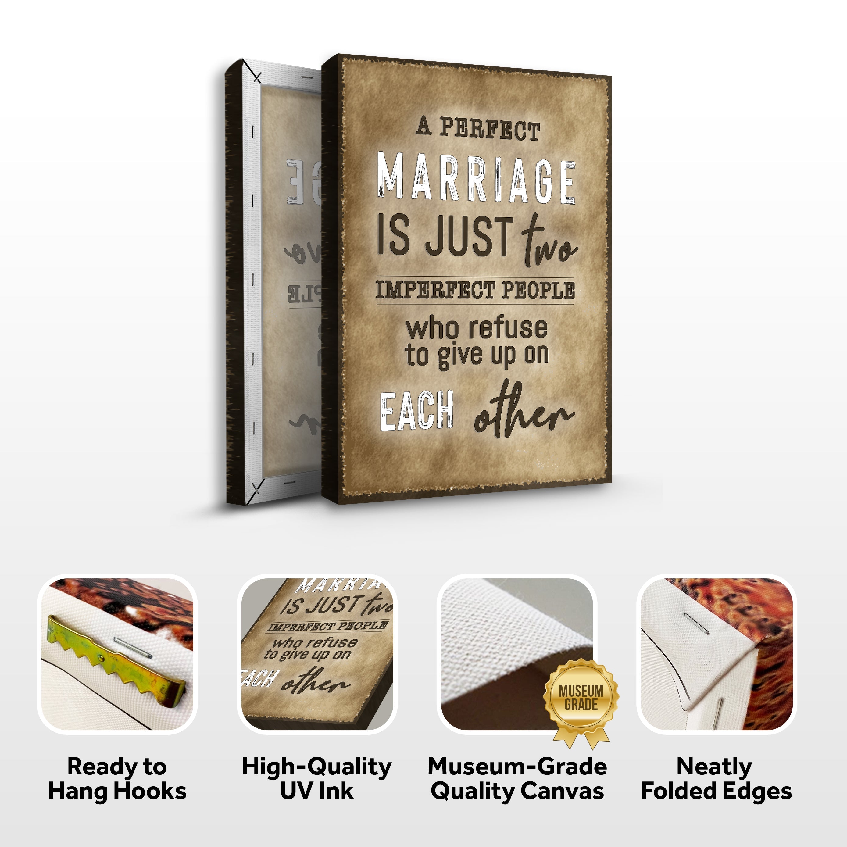A Perfect Marriage Sign on sale at MyriadMart