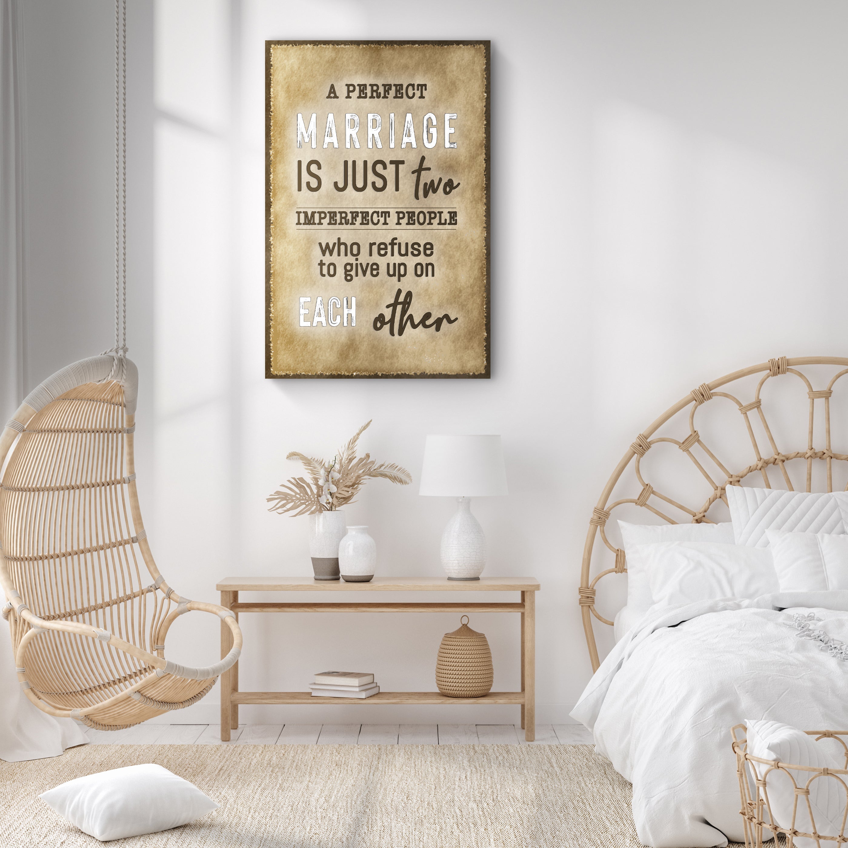 A Perfect Marriage Sign on sale at MyriadMart