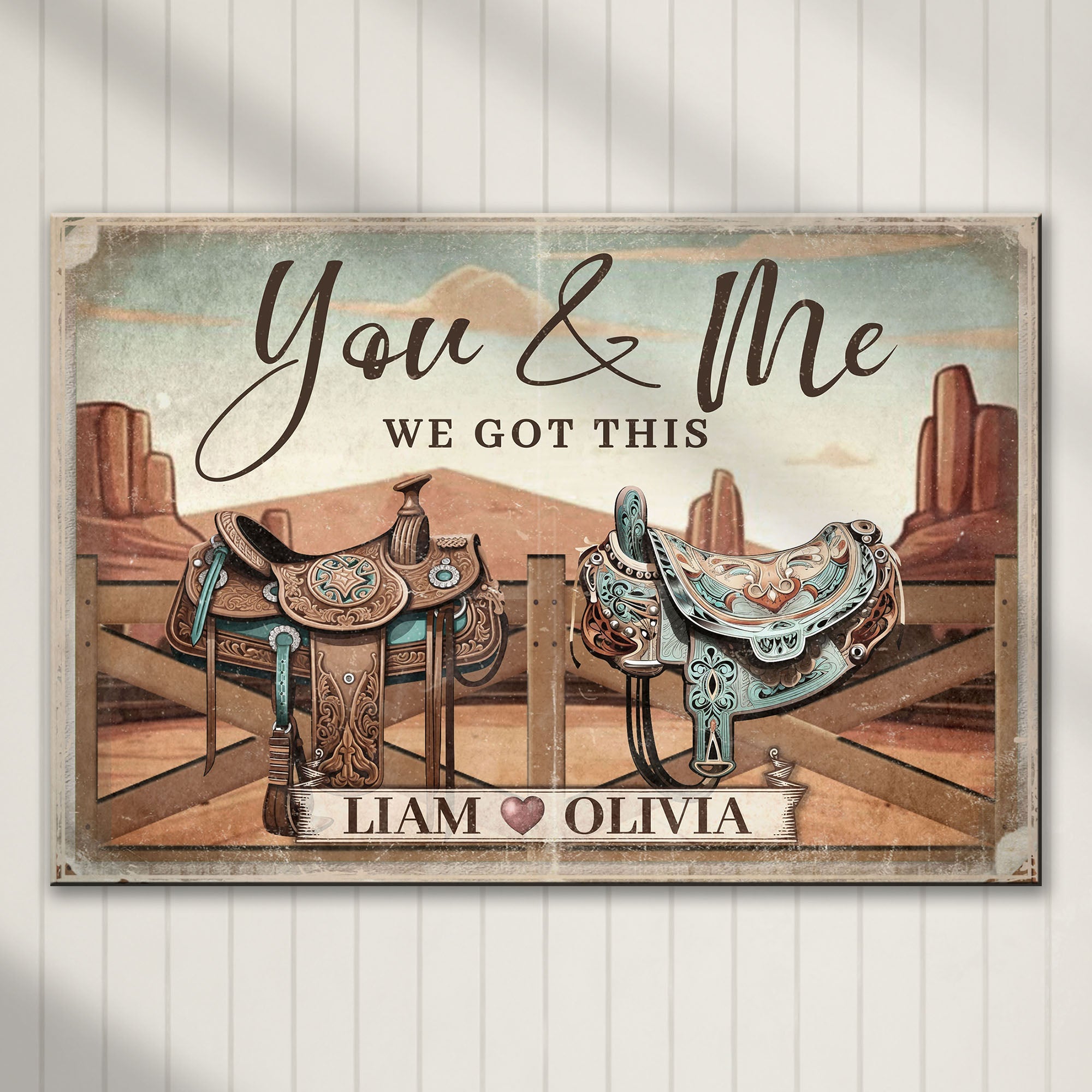 Cowboy Themed We Got This Couple Sign II on sale at MyriadMart