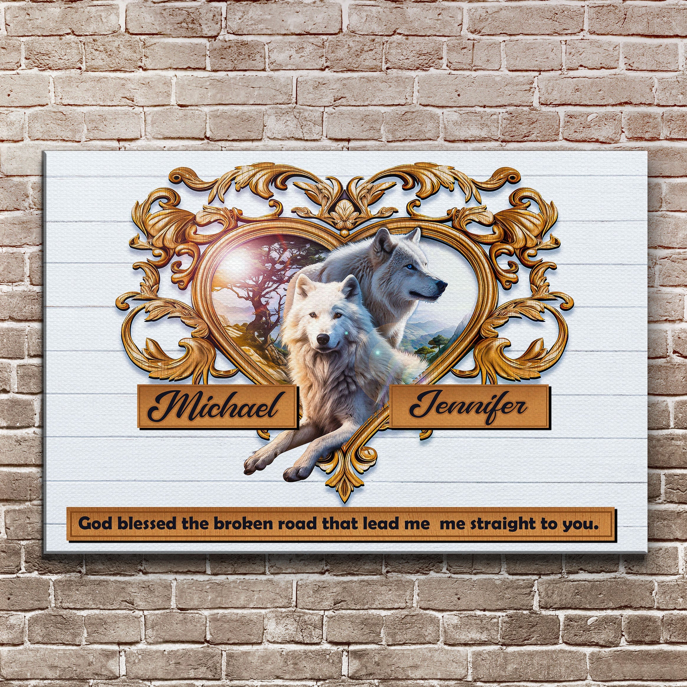 Couple Wolves Sign VI on sale at MyriadMart