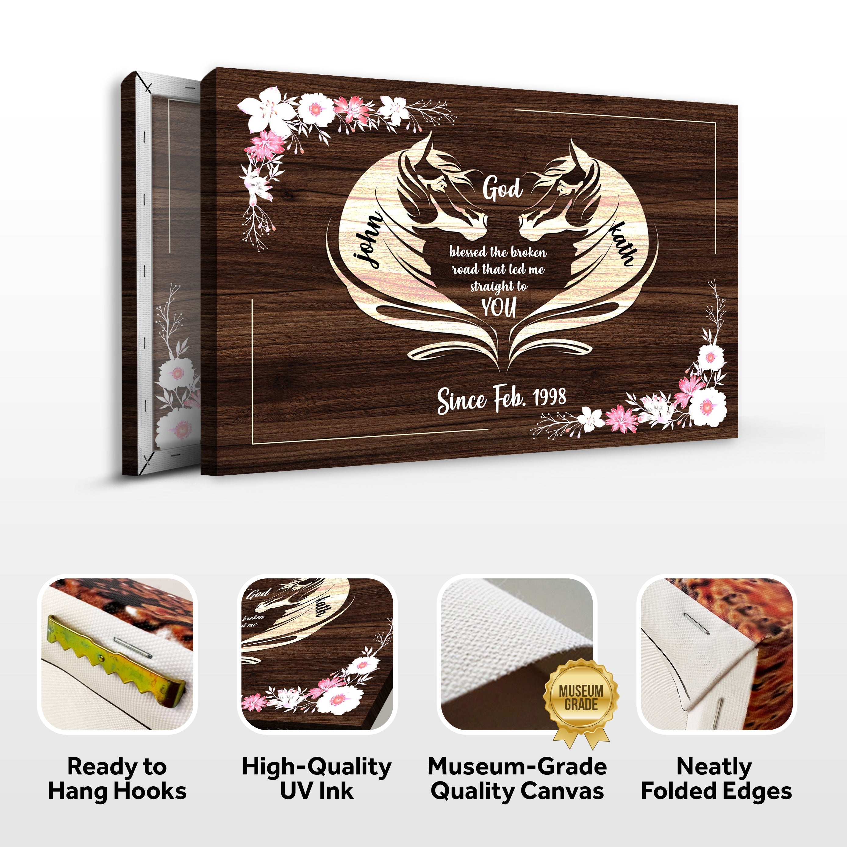 Horse Couple Sign II on sale at MyriadMart