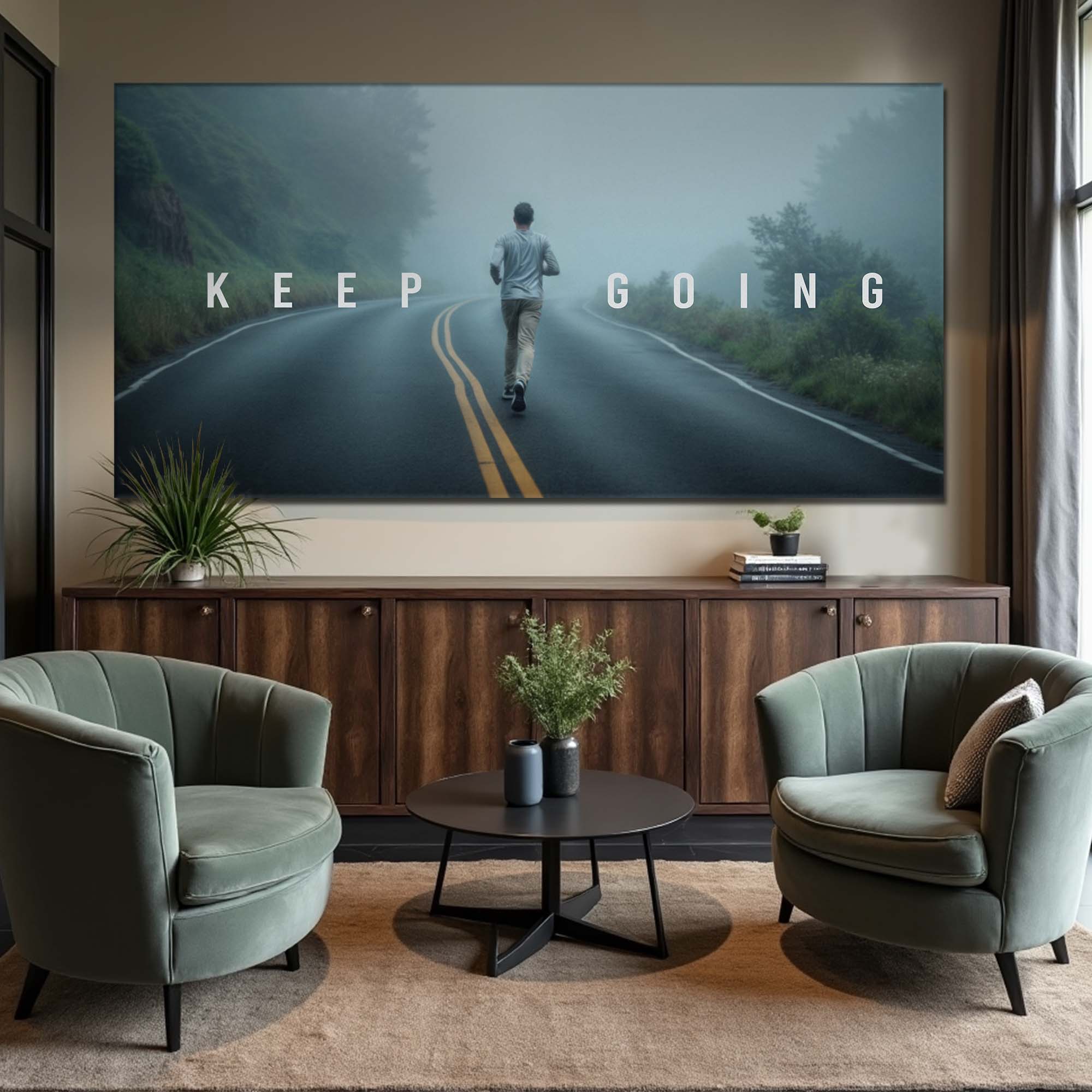 Keep Going Motivational Wall Sign on sale at MyriadMart