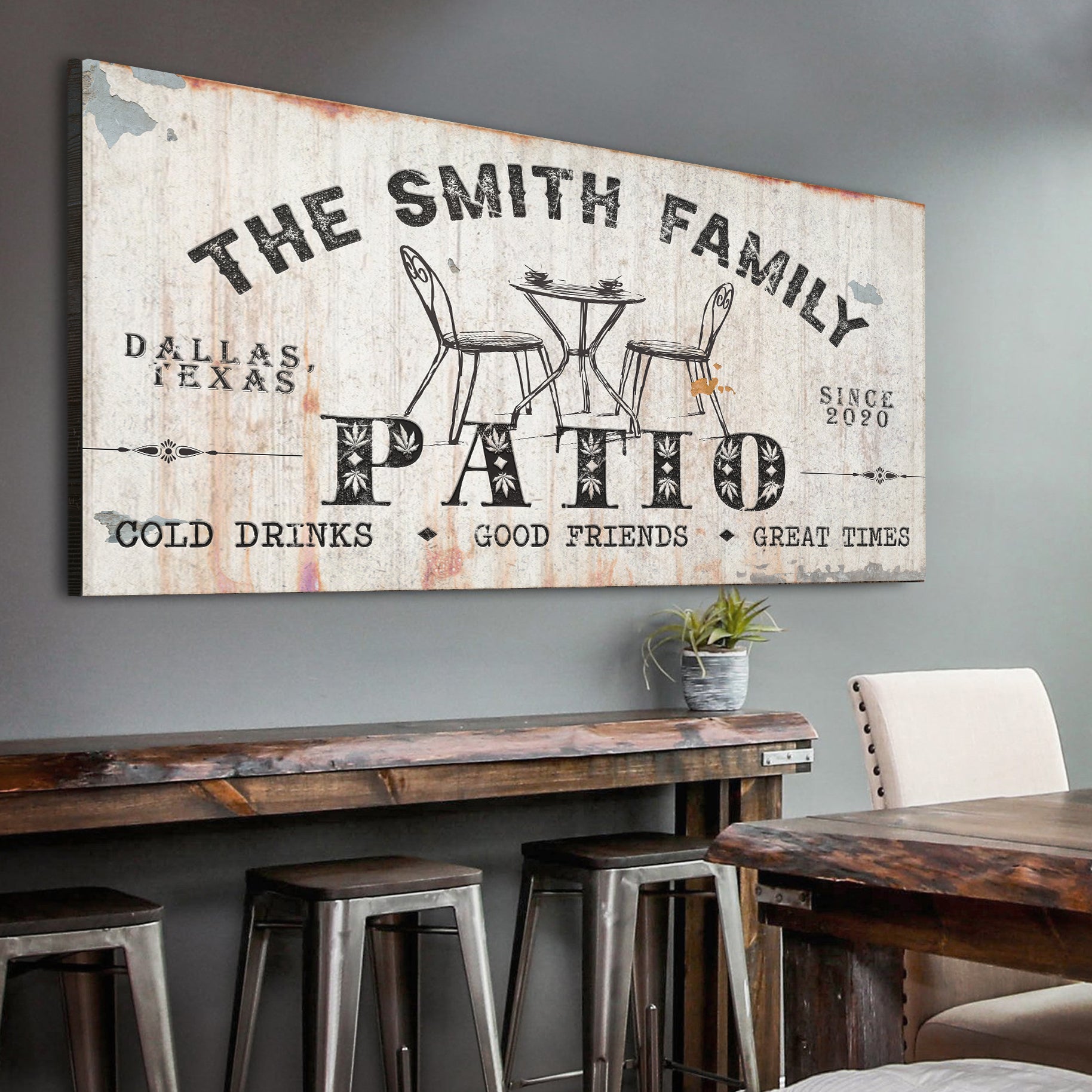 Family Patio Sign on sale at MyriadMart