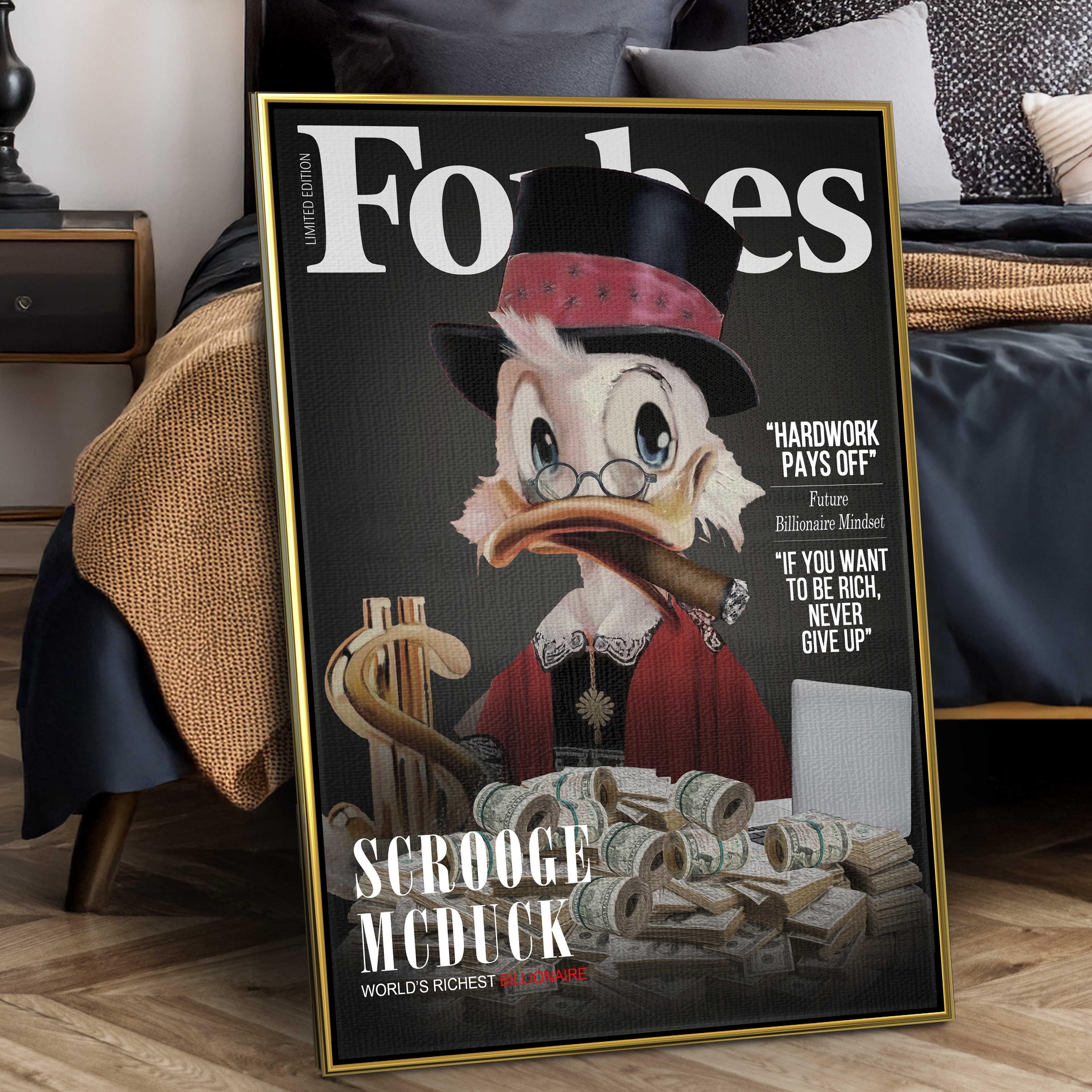 Personalized Billionaire Forbes Sign on sale at MyriadMart