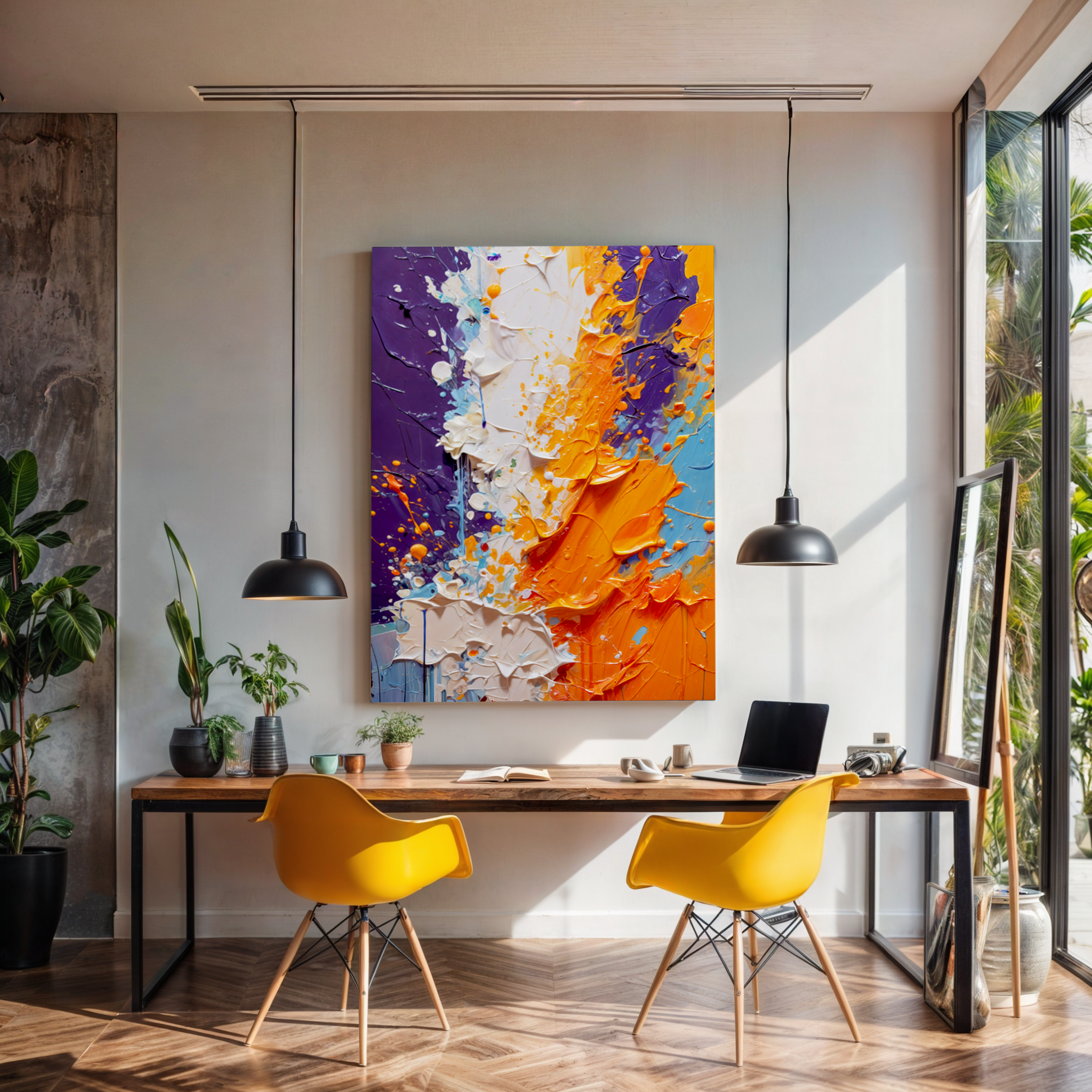 Canvas Print: "Chromatic Rift" on sale at MyriadMart