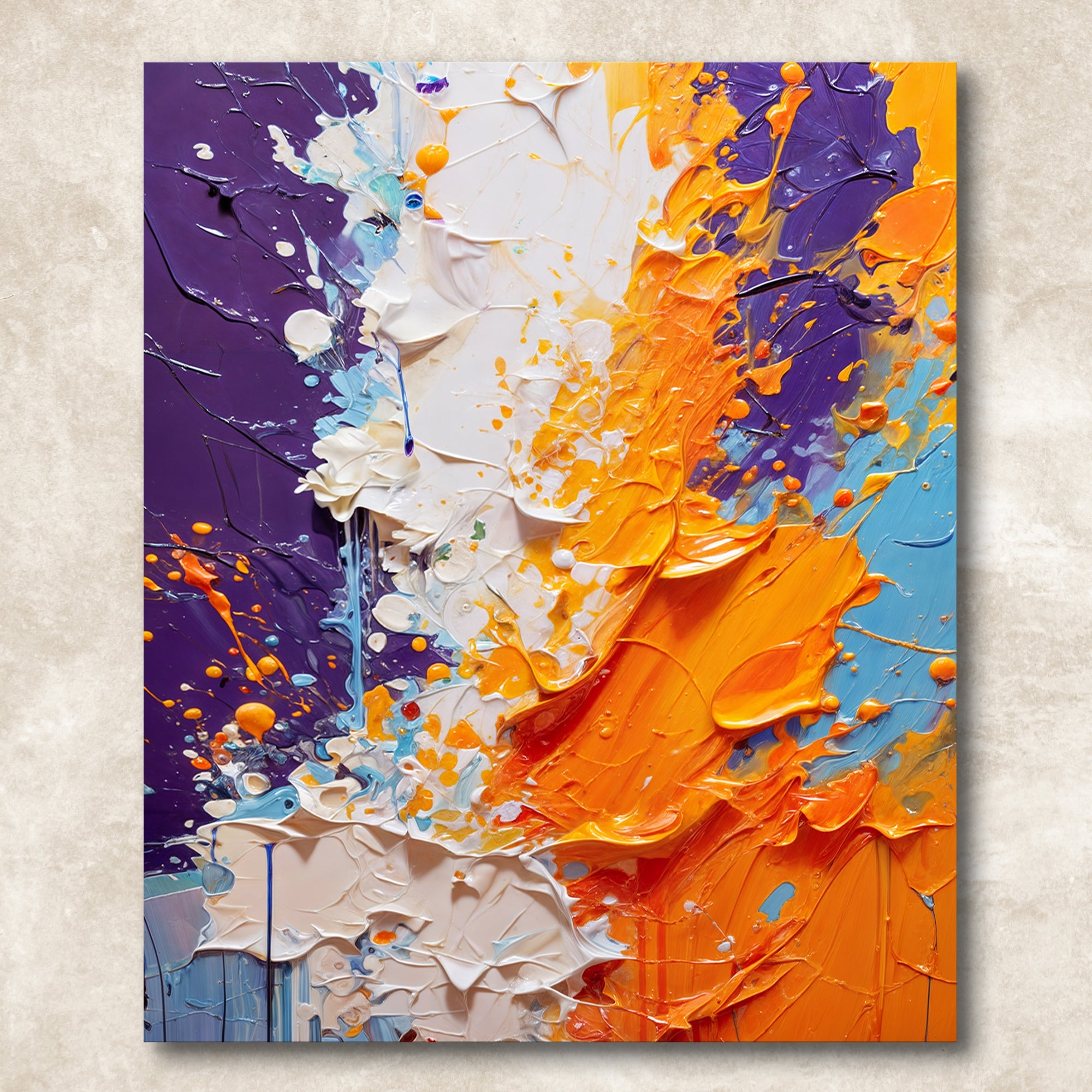 Canvas Print: "Chromatic Rift" on sale at MyriadMart