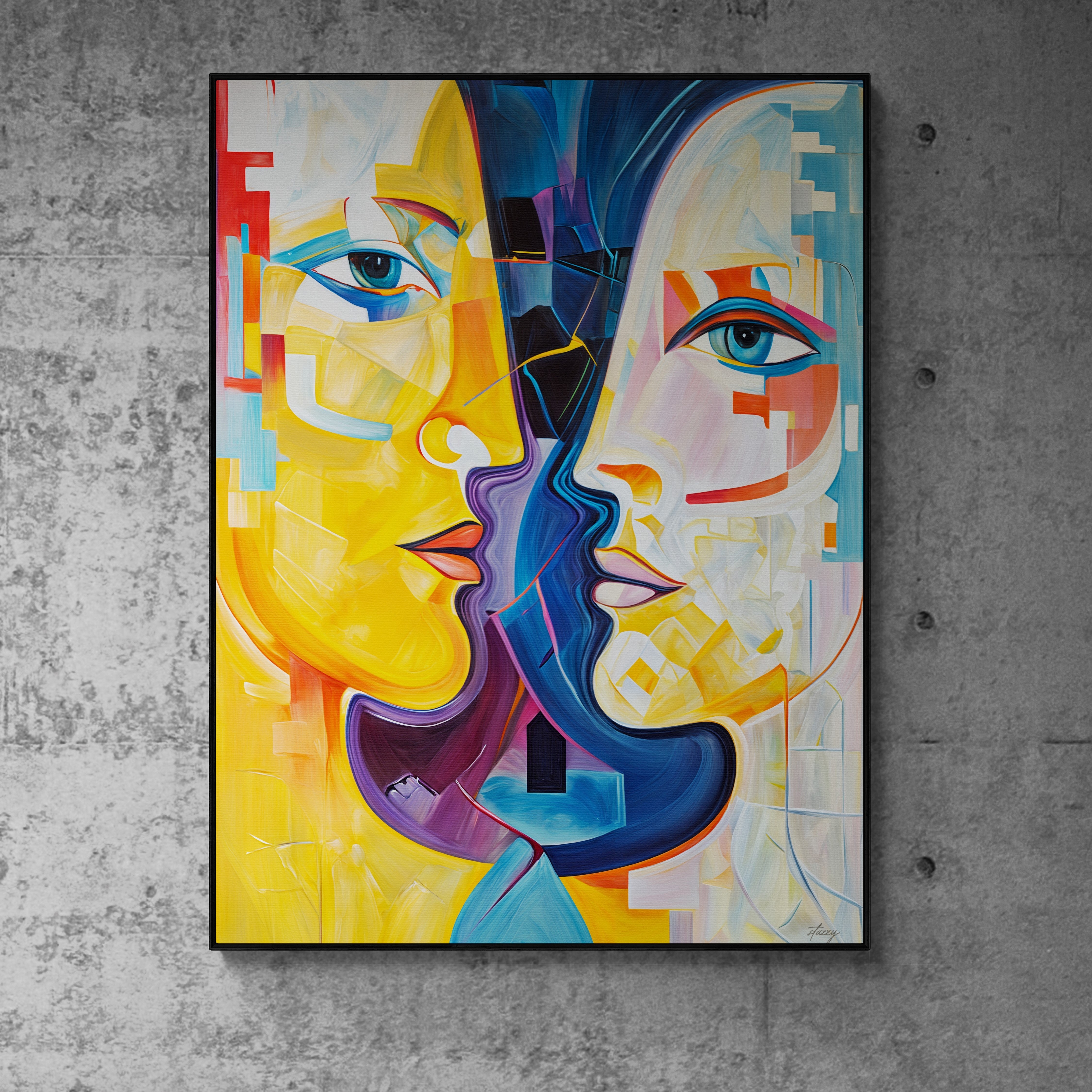 Canvas Print: "Chromatic Souls" on sale at MyriadMart