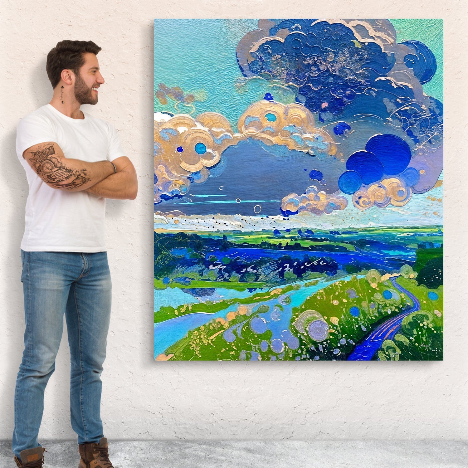 Canvas Print: "Cloud Dance" on sale at MyriadMart
