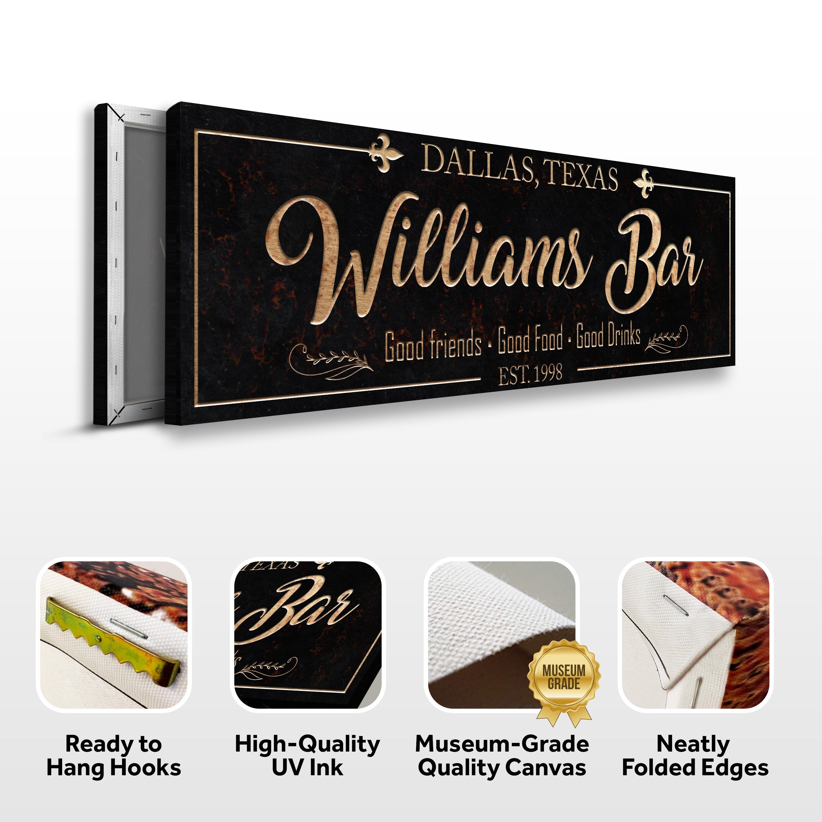 Custom Bar Sign on sale at MyriadMart