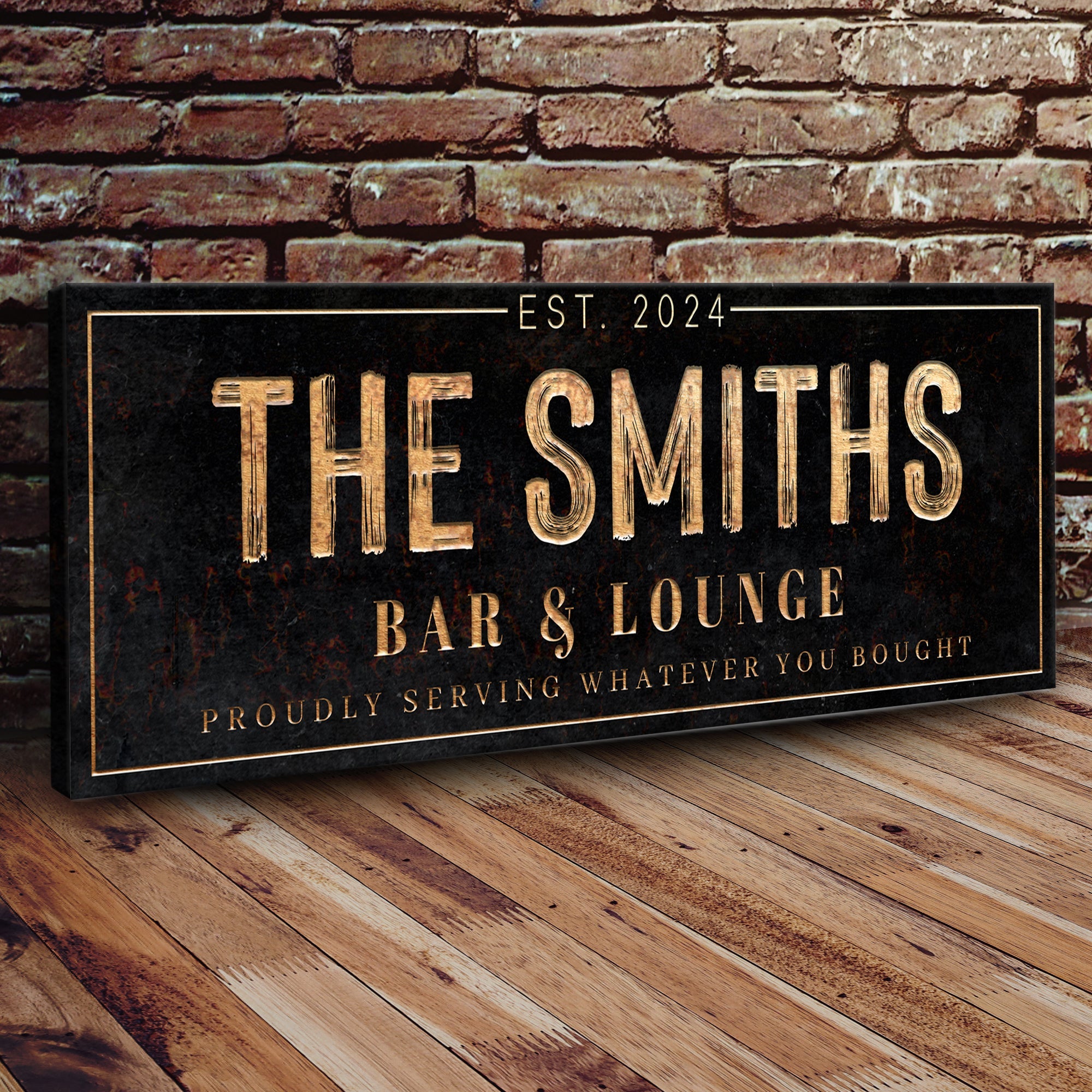 Custom Bar & Lounge Sign on sale at MyriadMart