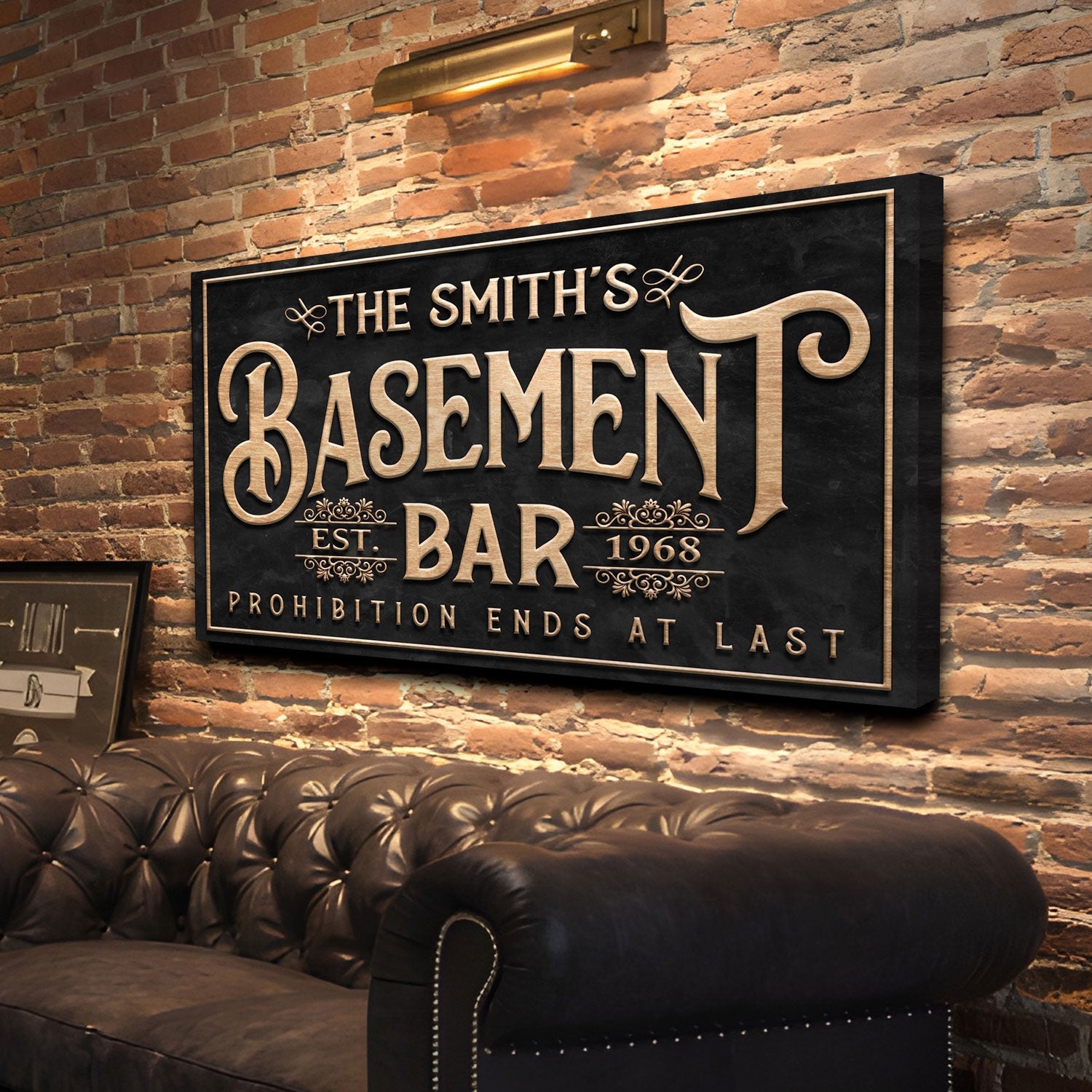Custom Basement Bar Sign on sale at MyriadMart