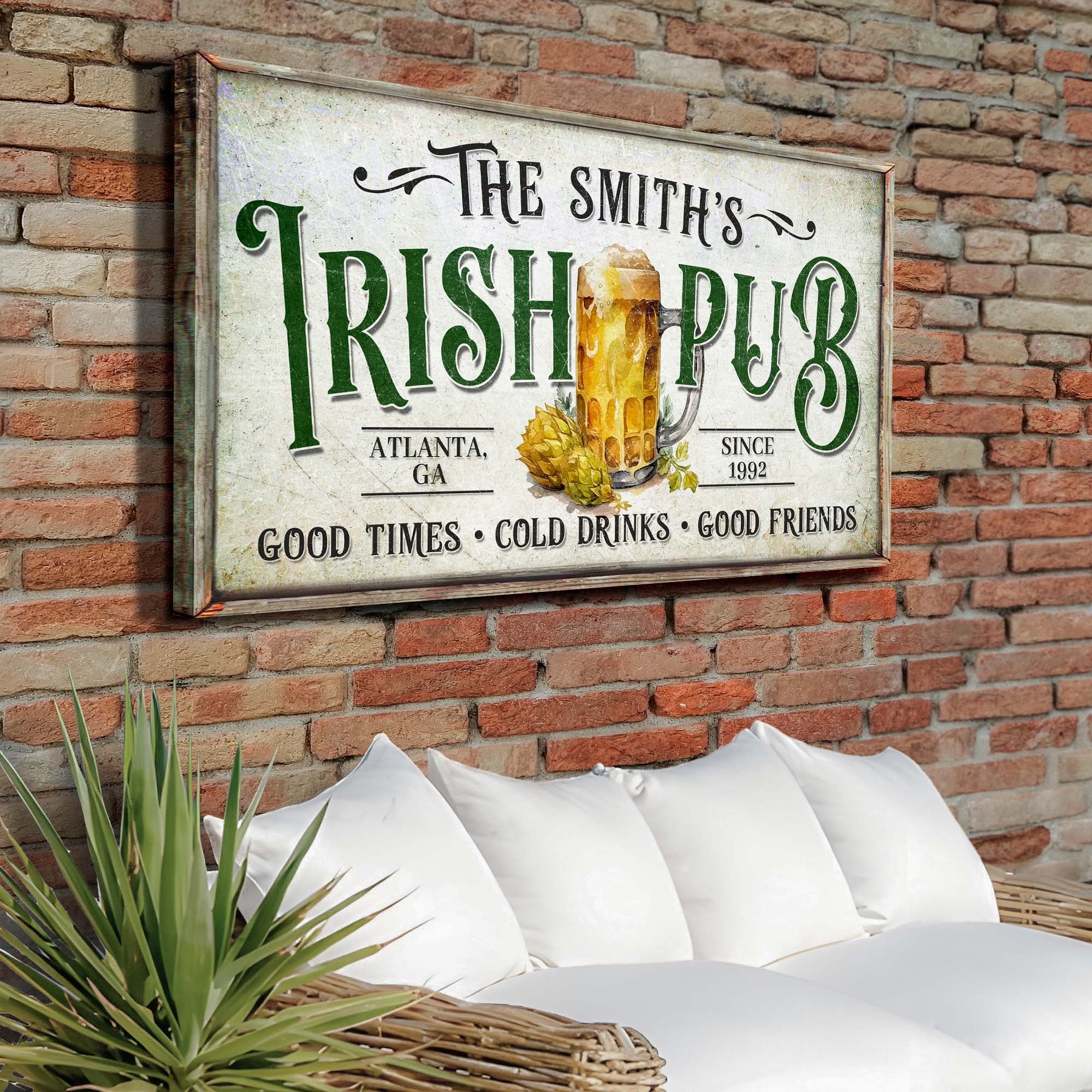 Custom Irish Pub Bar Sign II on sale at MyriadMart