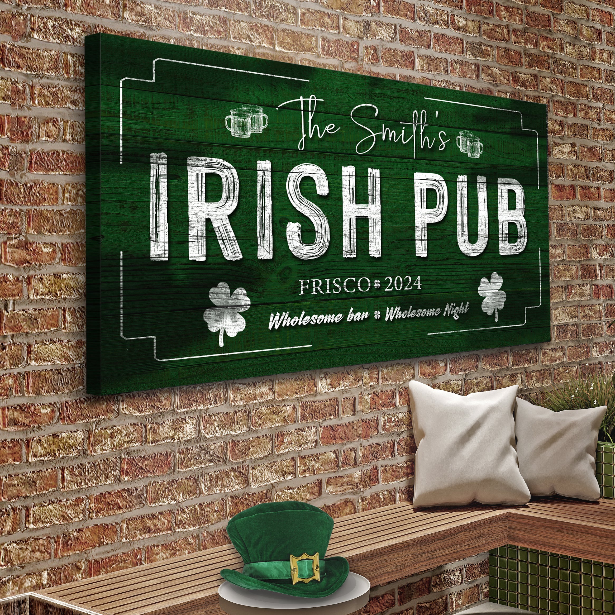 Custom Irish Pub Bar Sign on sale at MyriadMart