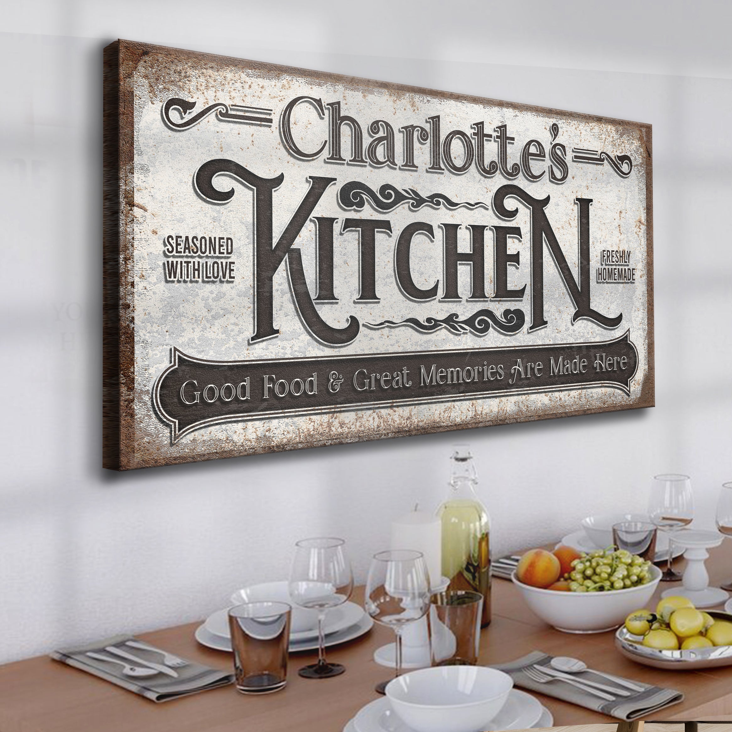 Custom Kitchen Sign II on sale at MyriadMart