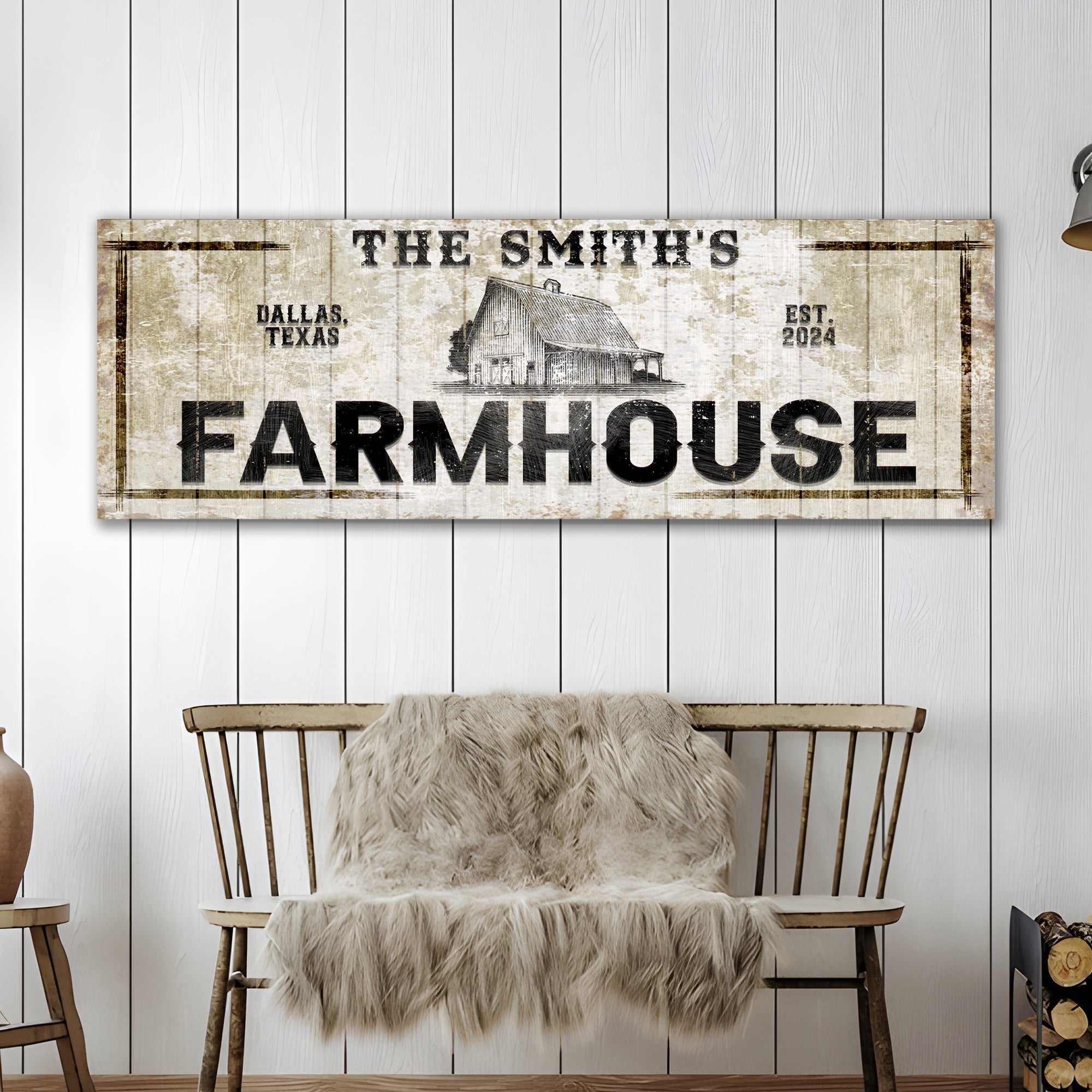 Custom Rustic Farmhouse Sign on sale at MyriadMart