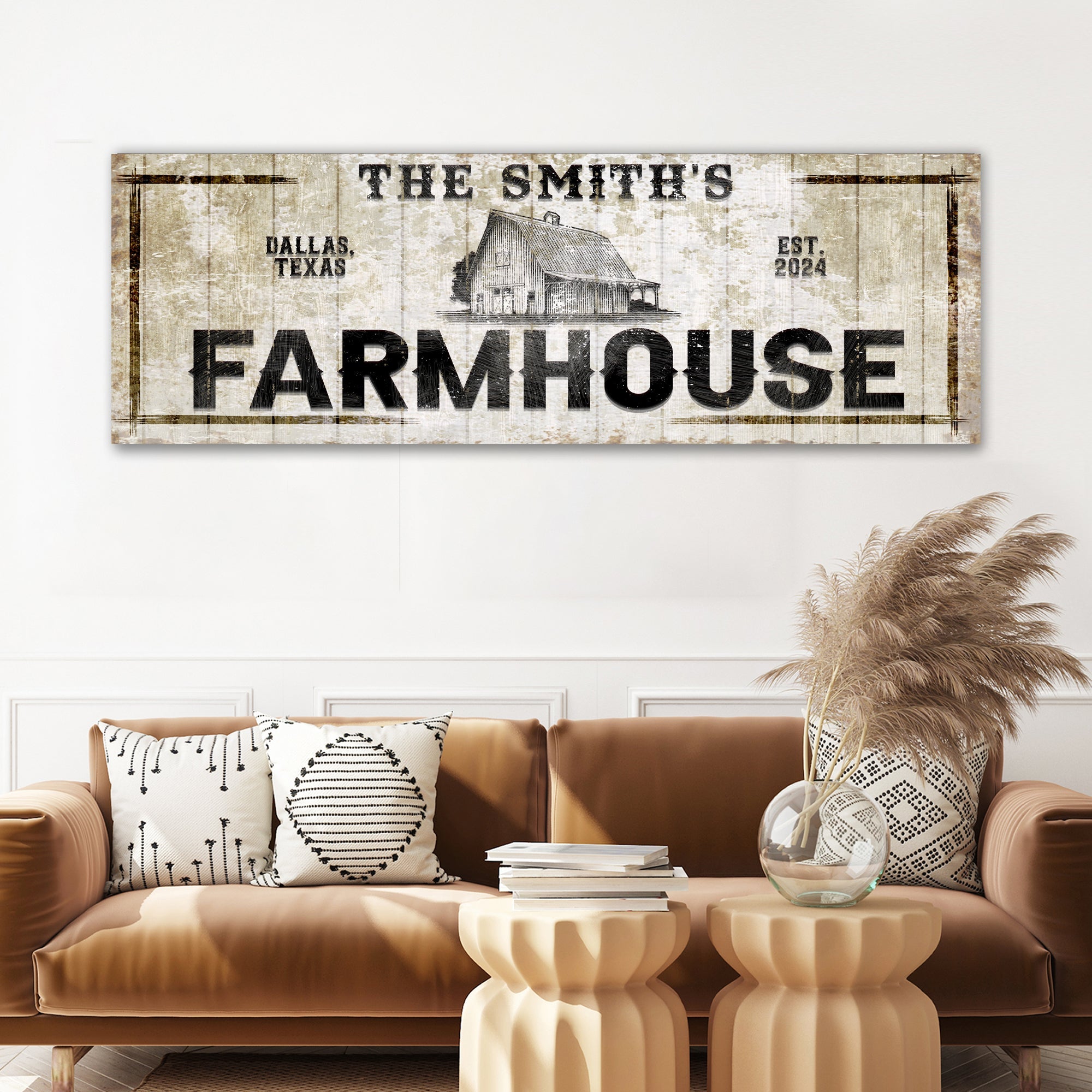 Custom Rustic Farmhouse Sign on sale at MyriadMart