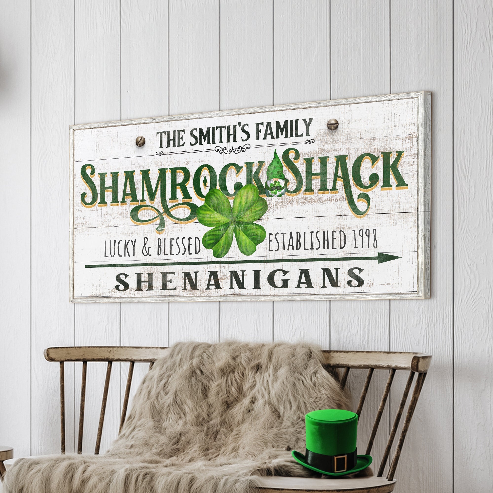 Custom Shamrock Shack Sign on sale at MyriadMart