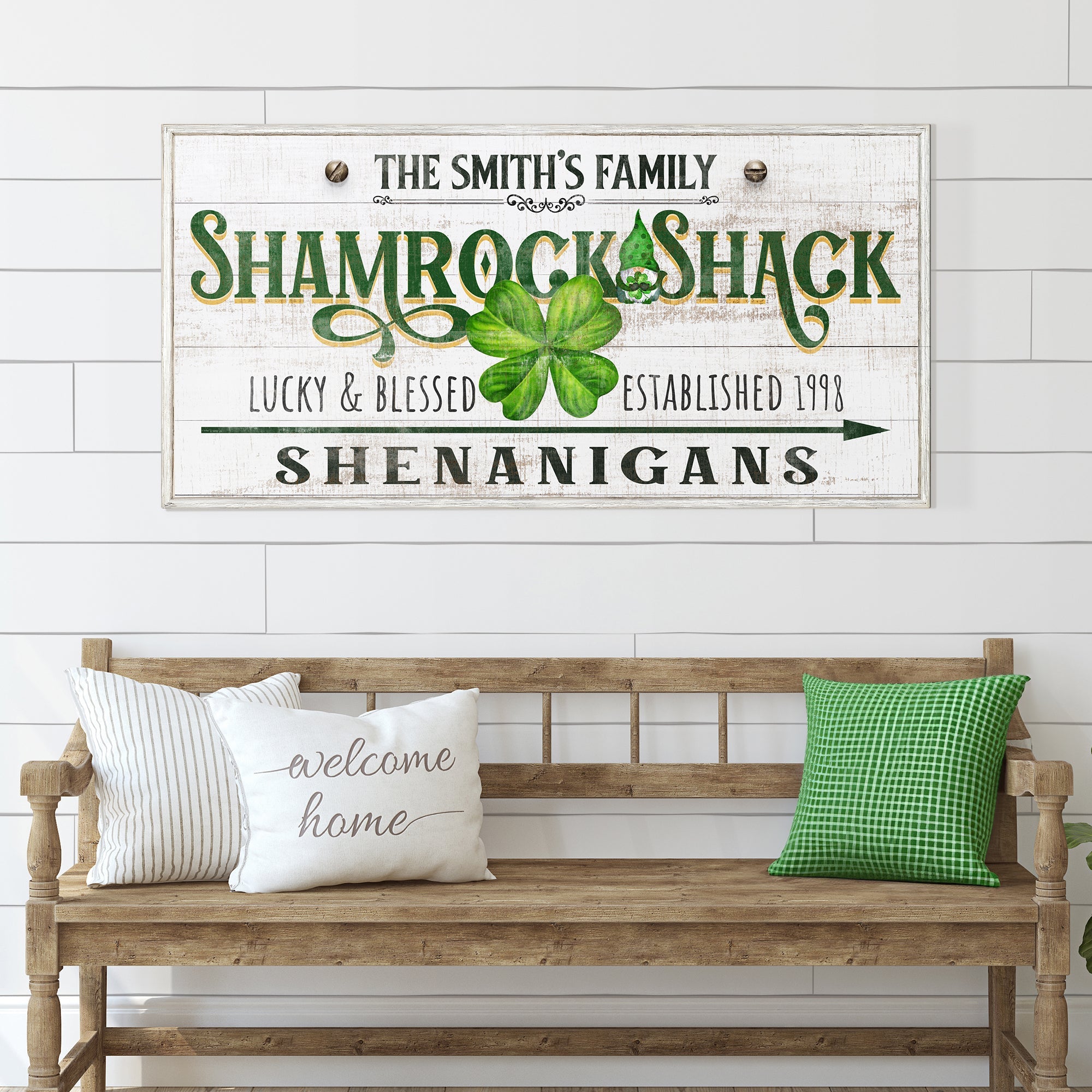 Custom Shamrock Shack Sign on sale at MyriadMart