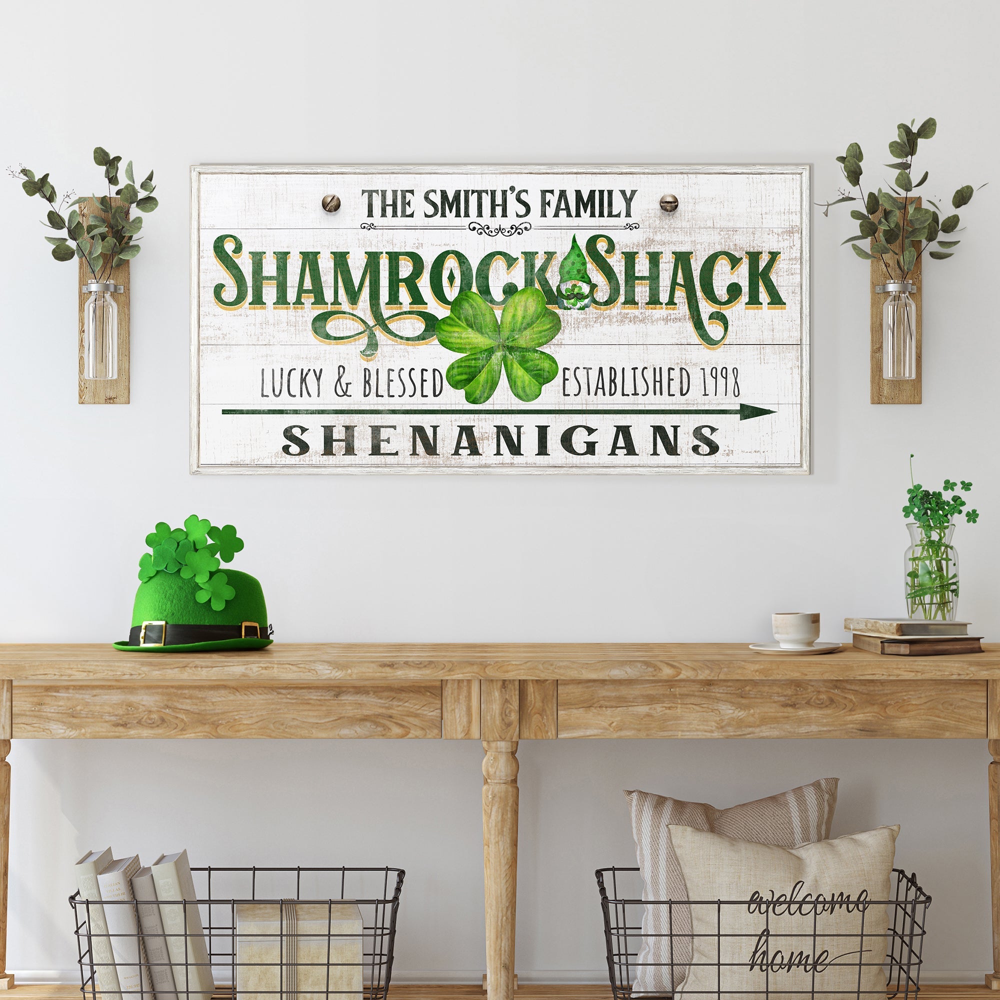 Custom Shamrock Shack Sign on sale at MyriadMart