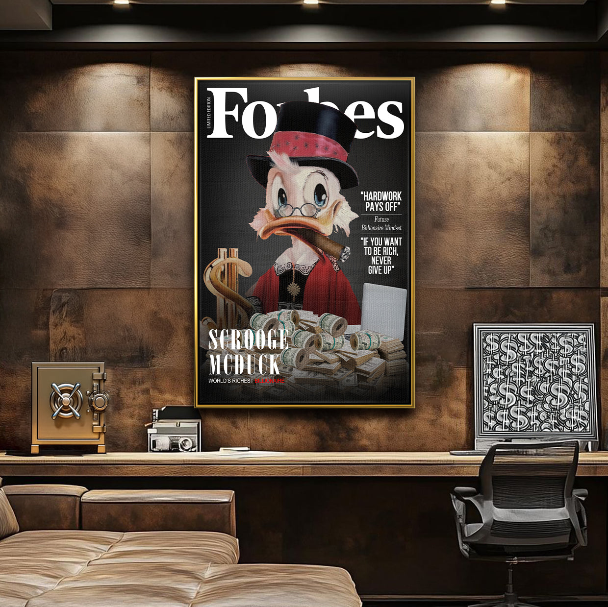 Personalized Billionaire Forbes Sign on sale at MyriadMart