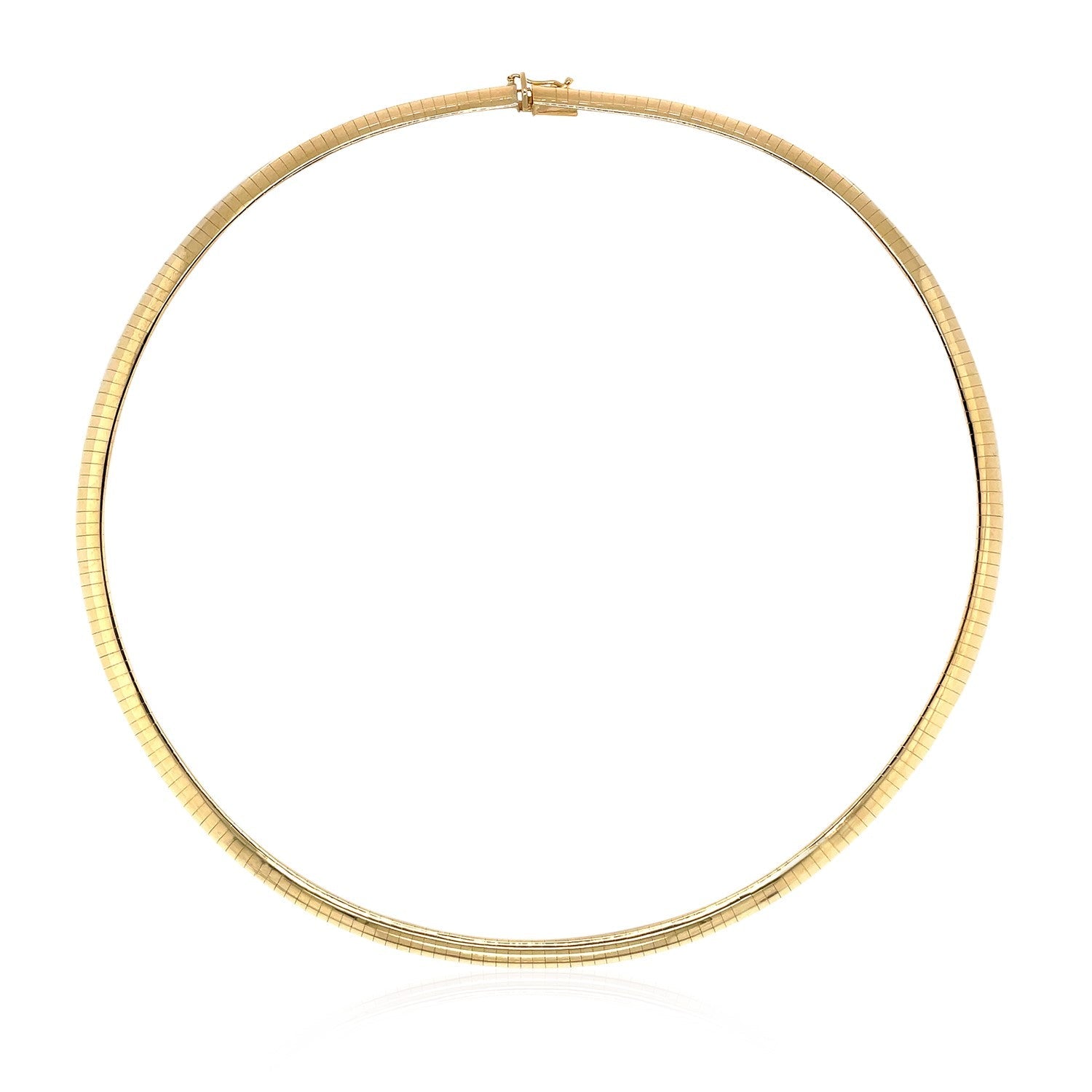 14k Yellow Gold Classic Omega Style Chain 6 mm on sale at MyriadMart