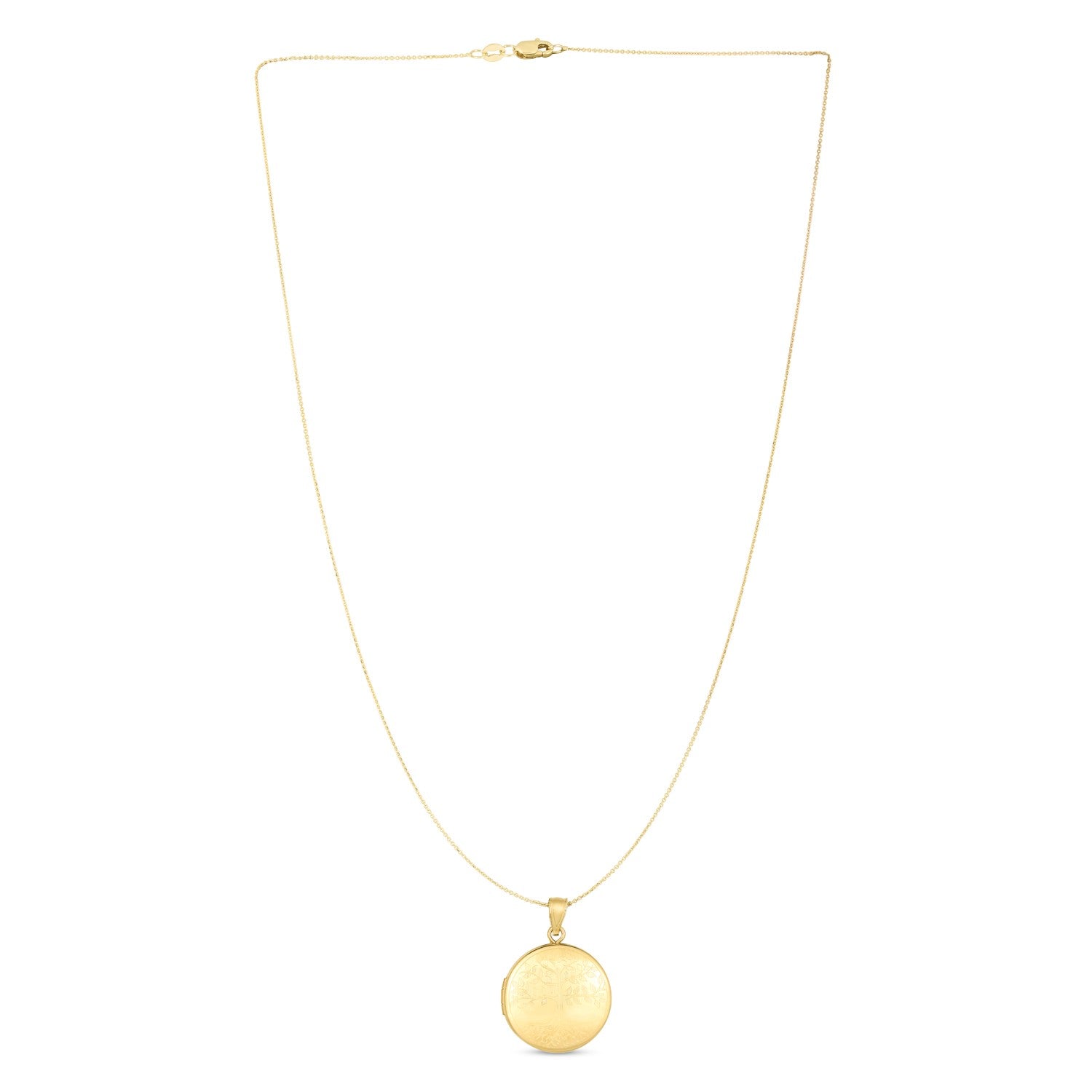 14k Yellow Gold Tree of Life Locket Necklace on sale at MyriadMart