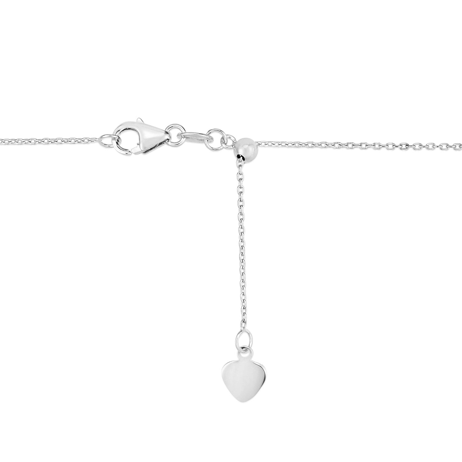 Adjustable Cable Chain in 14k White Gold 1.0mm on sale at MyriadMart