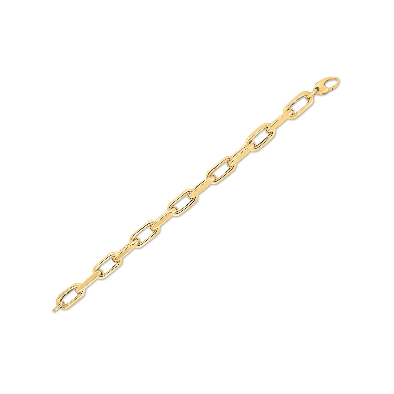 14k Yellow Gold French Cable Link Bracelet 9.00 mm on sale at MyriadMart