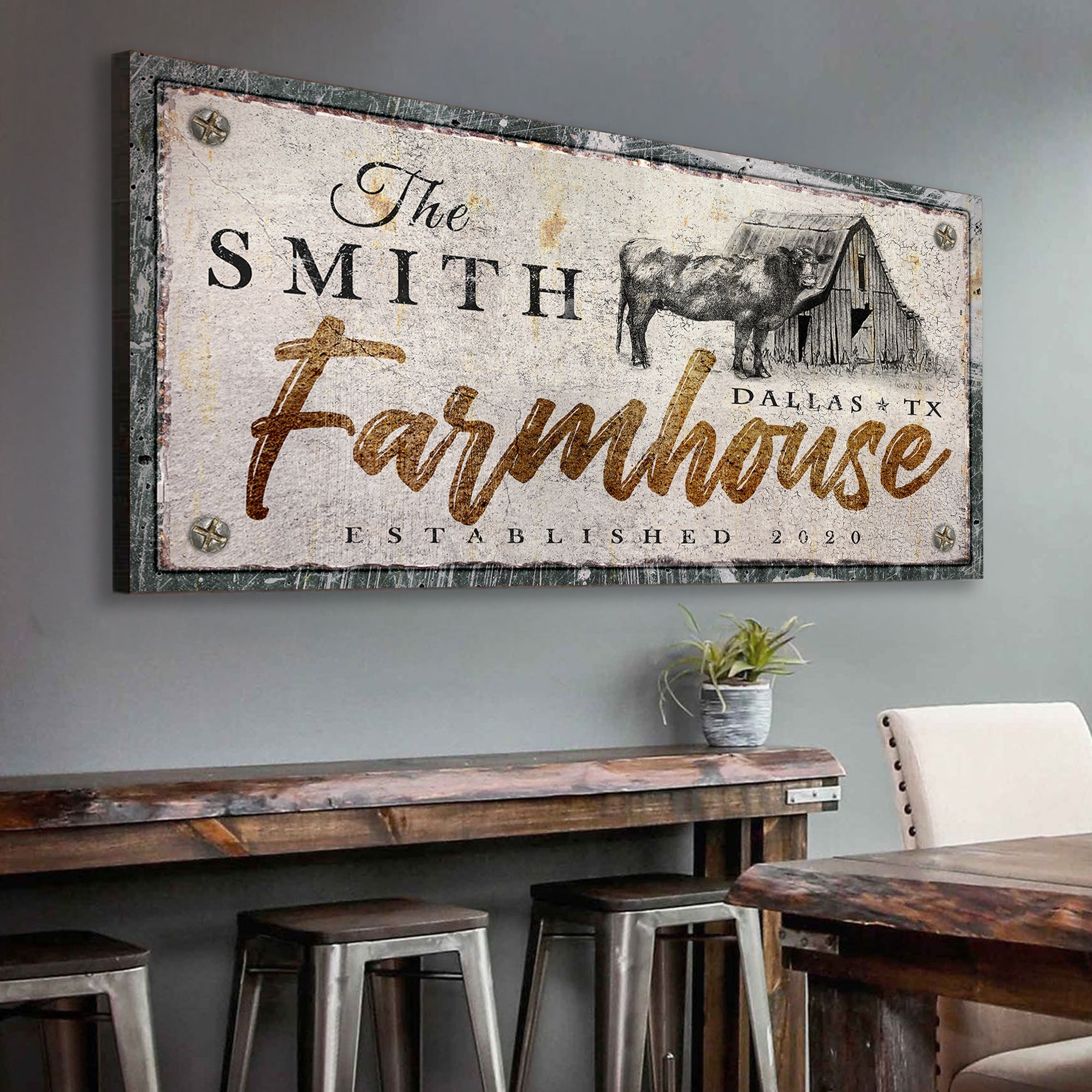 Rustic Farmhouse Sign on sale at MyriadMart