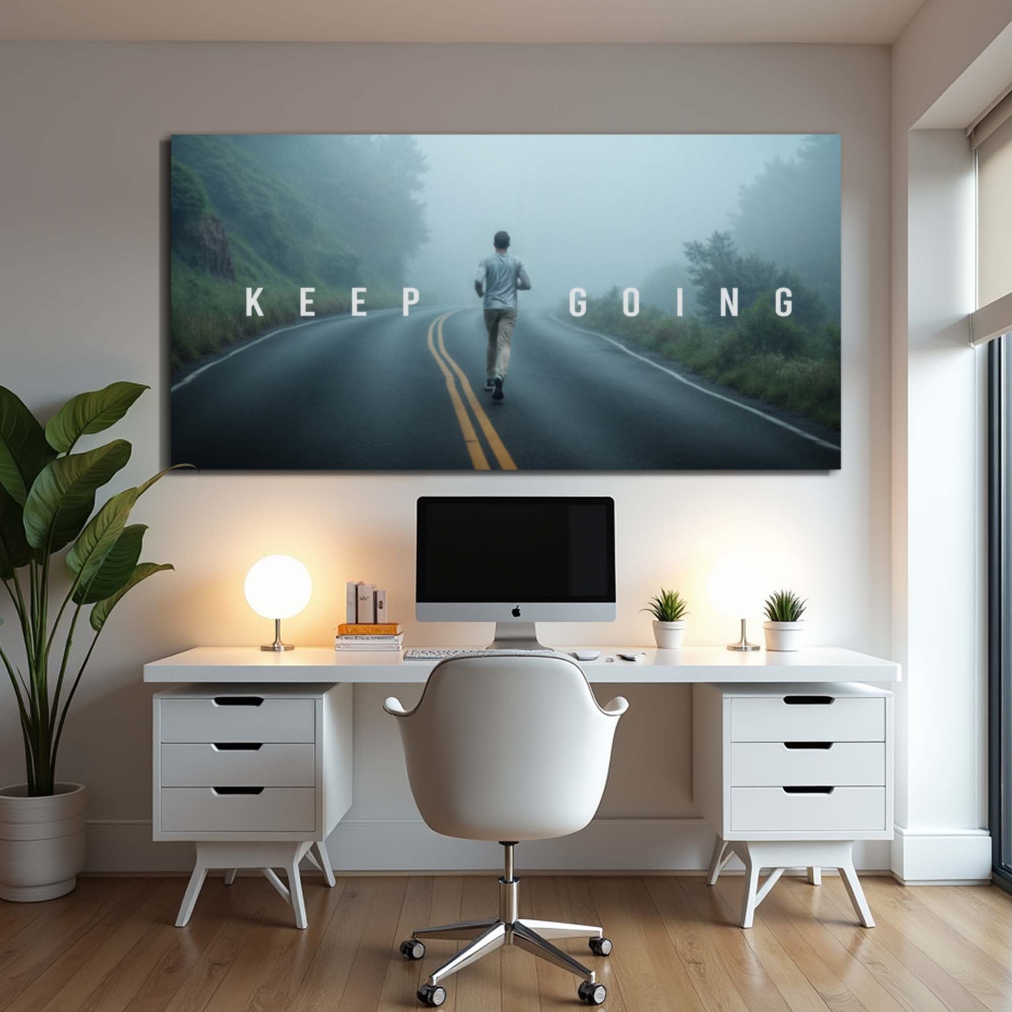 Keep Going Motivational Wall Sign on sale at MyriadMart