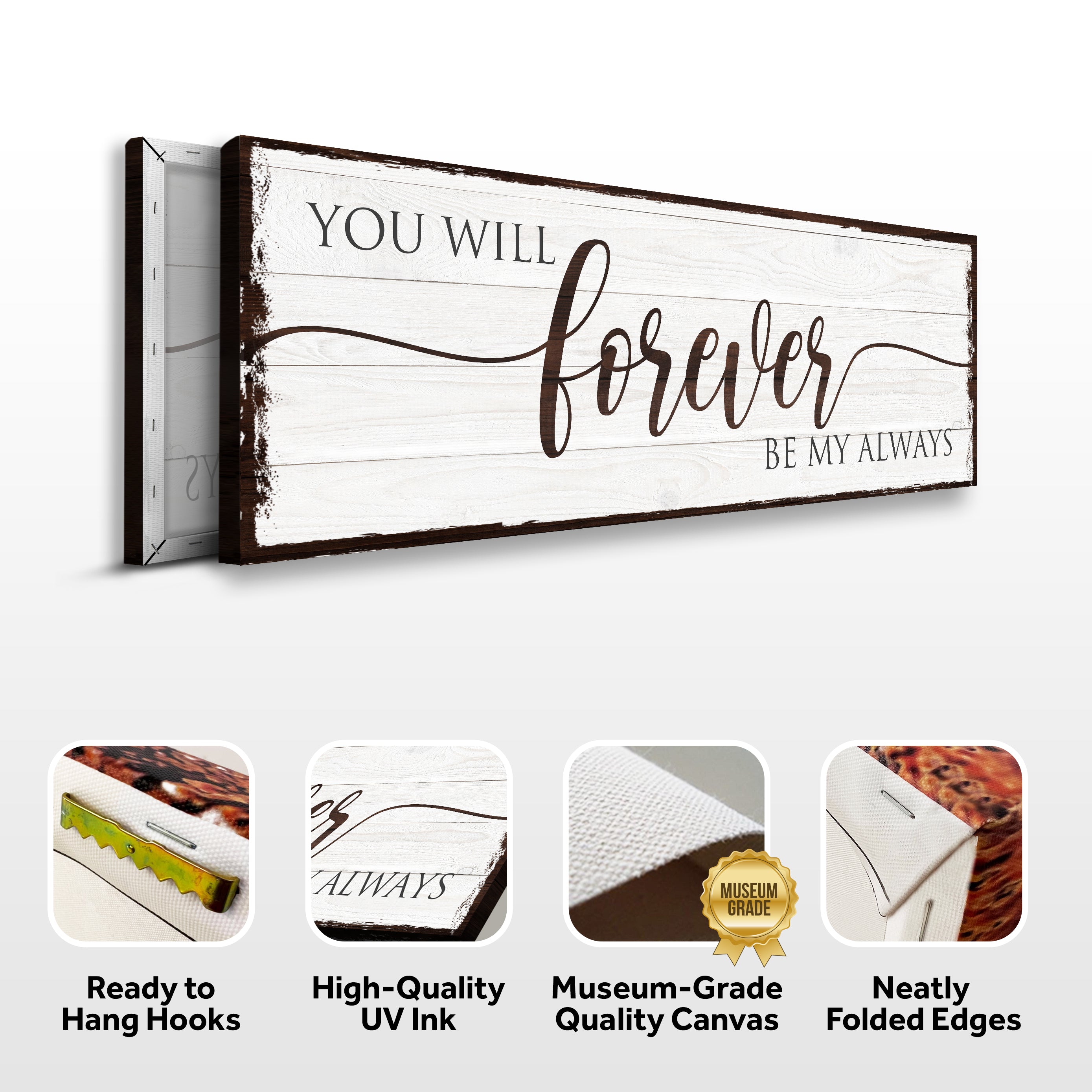 Forever Be My Always Sign on sale at MyriadMart