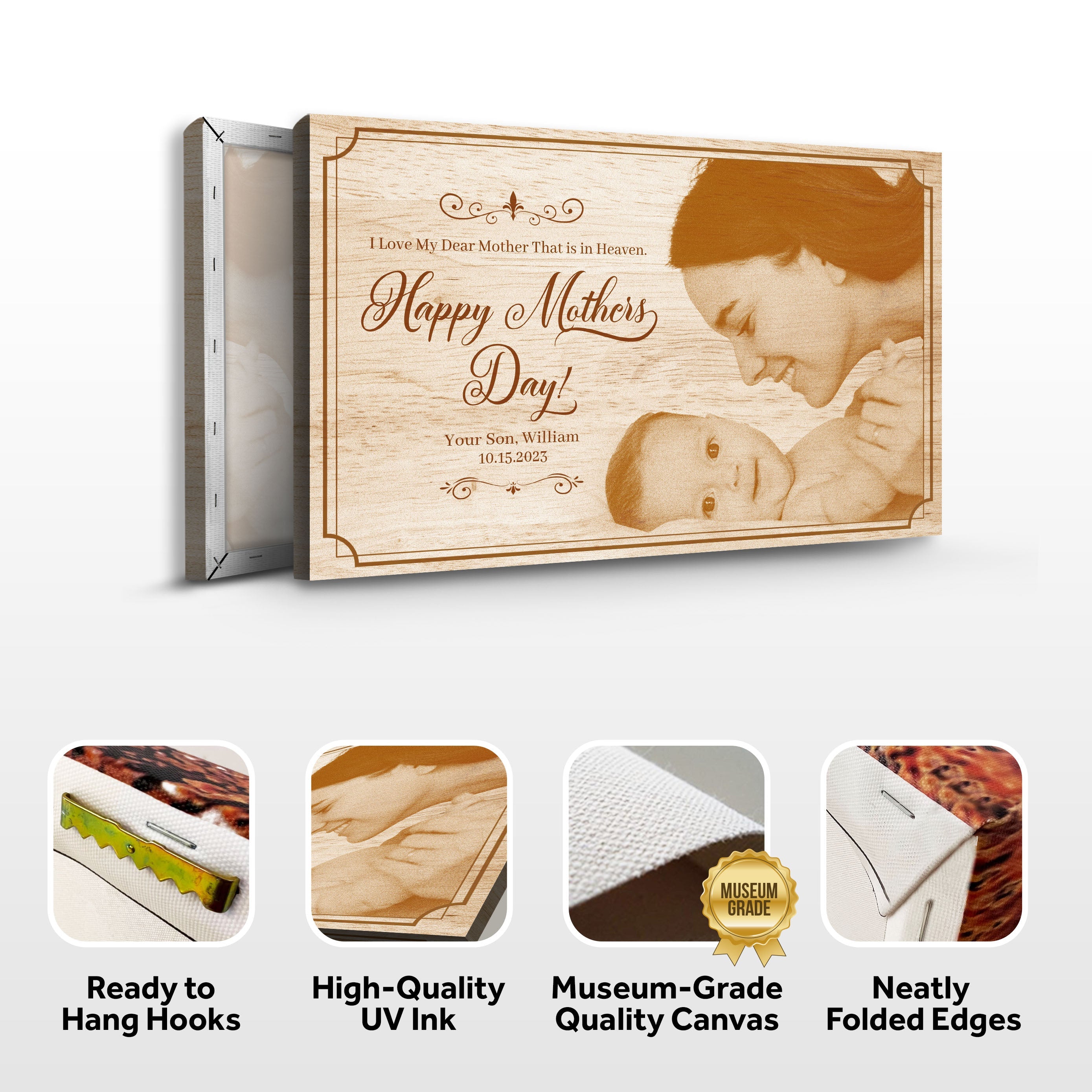 Mother's Day Sign Dear Mother In Heaven on sale at MyriadMart