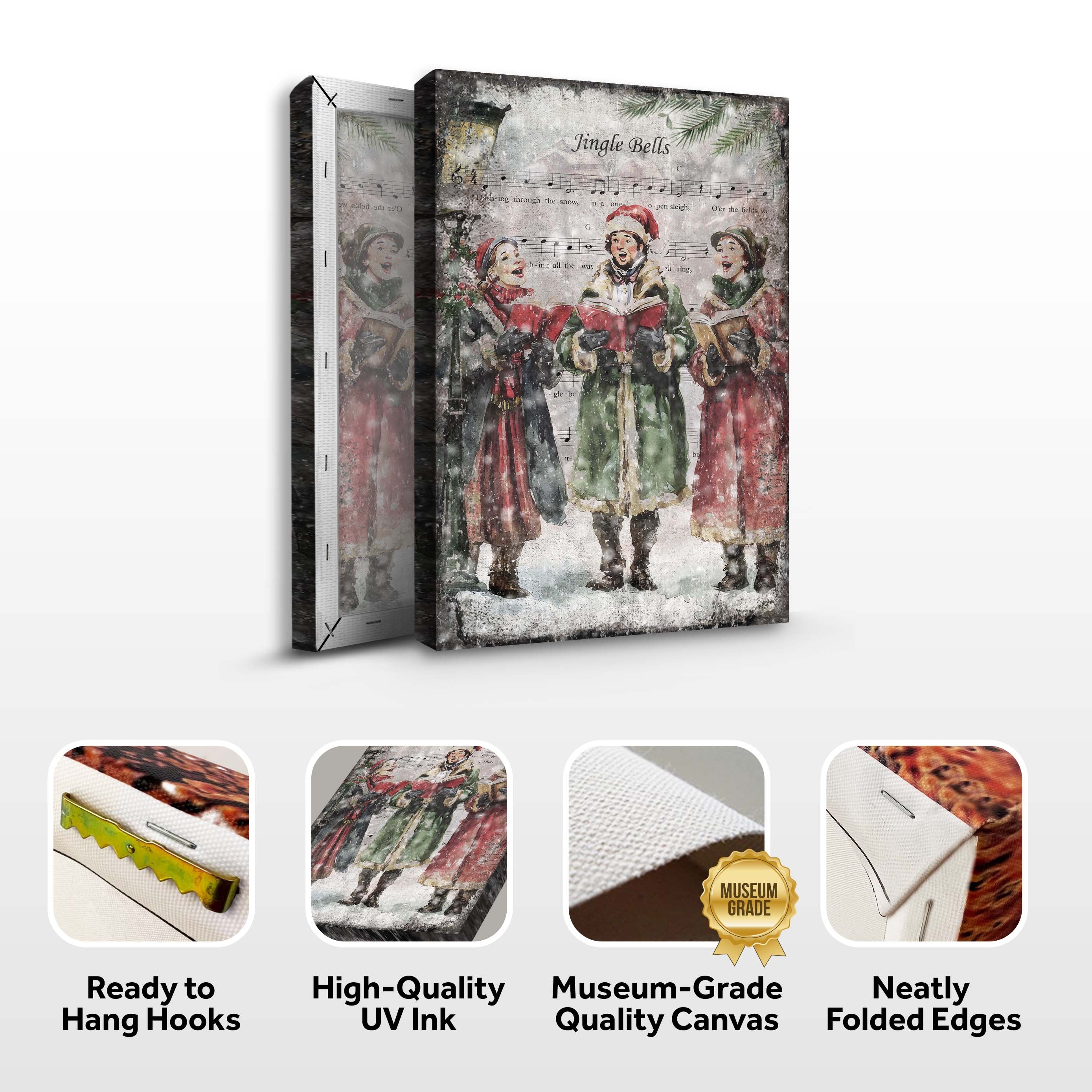 Vintage Christmas Carolers Wall Art II on sale at MyriadMart