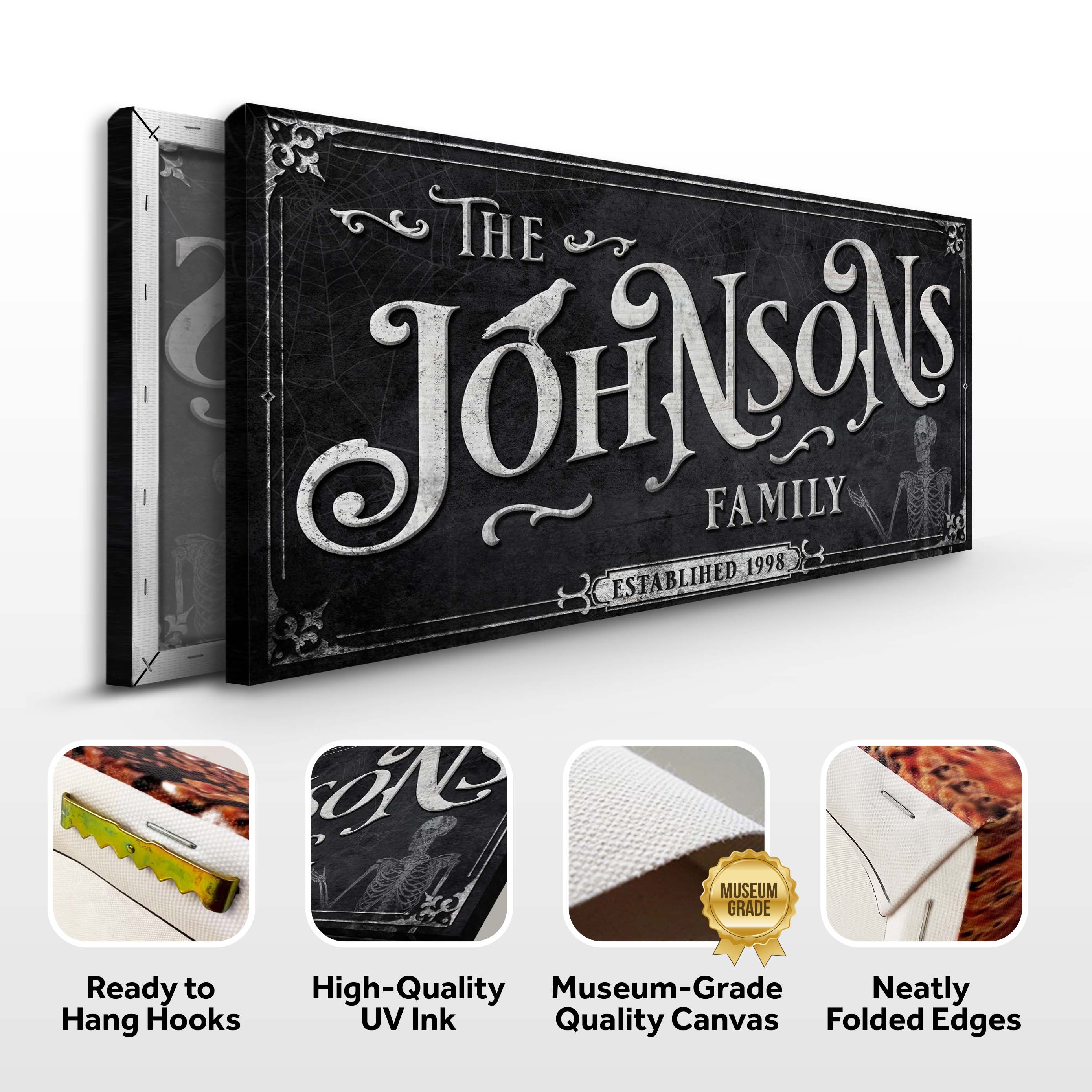 Personalized Gothic Sign III on sale at MyriadMart