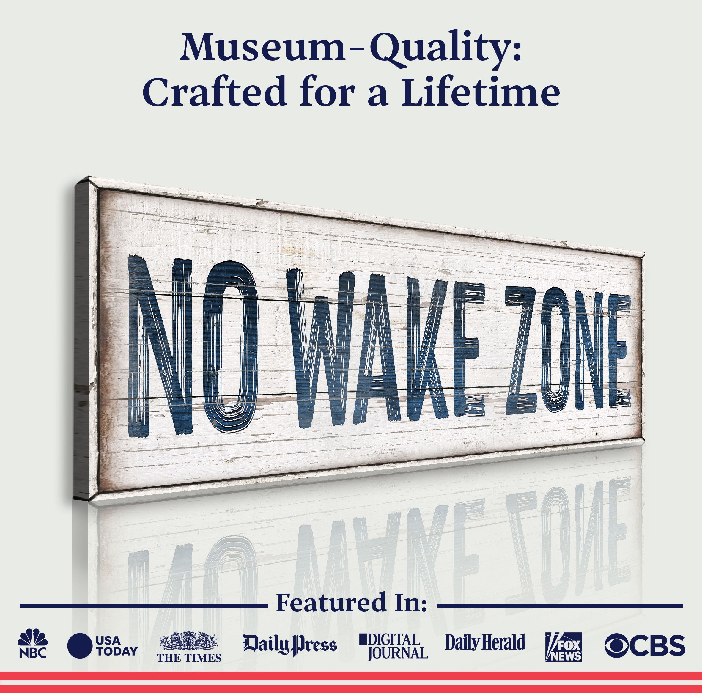 No Wake Zone Sign XVIII on sale at MyriadMart