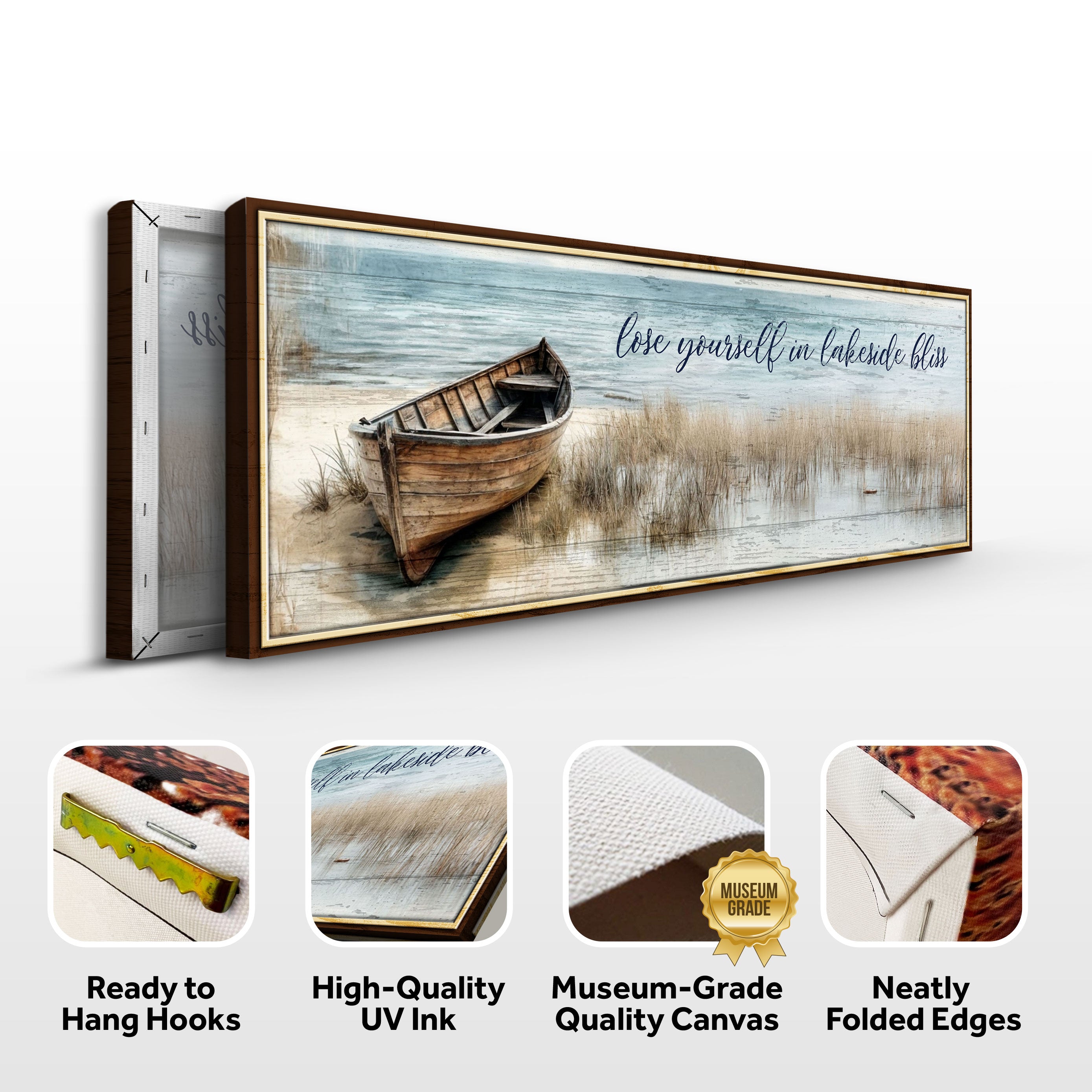 Lose Yourself in Lakeside Bliss Lake House Coastal Sign on sale at MyriadMart