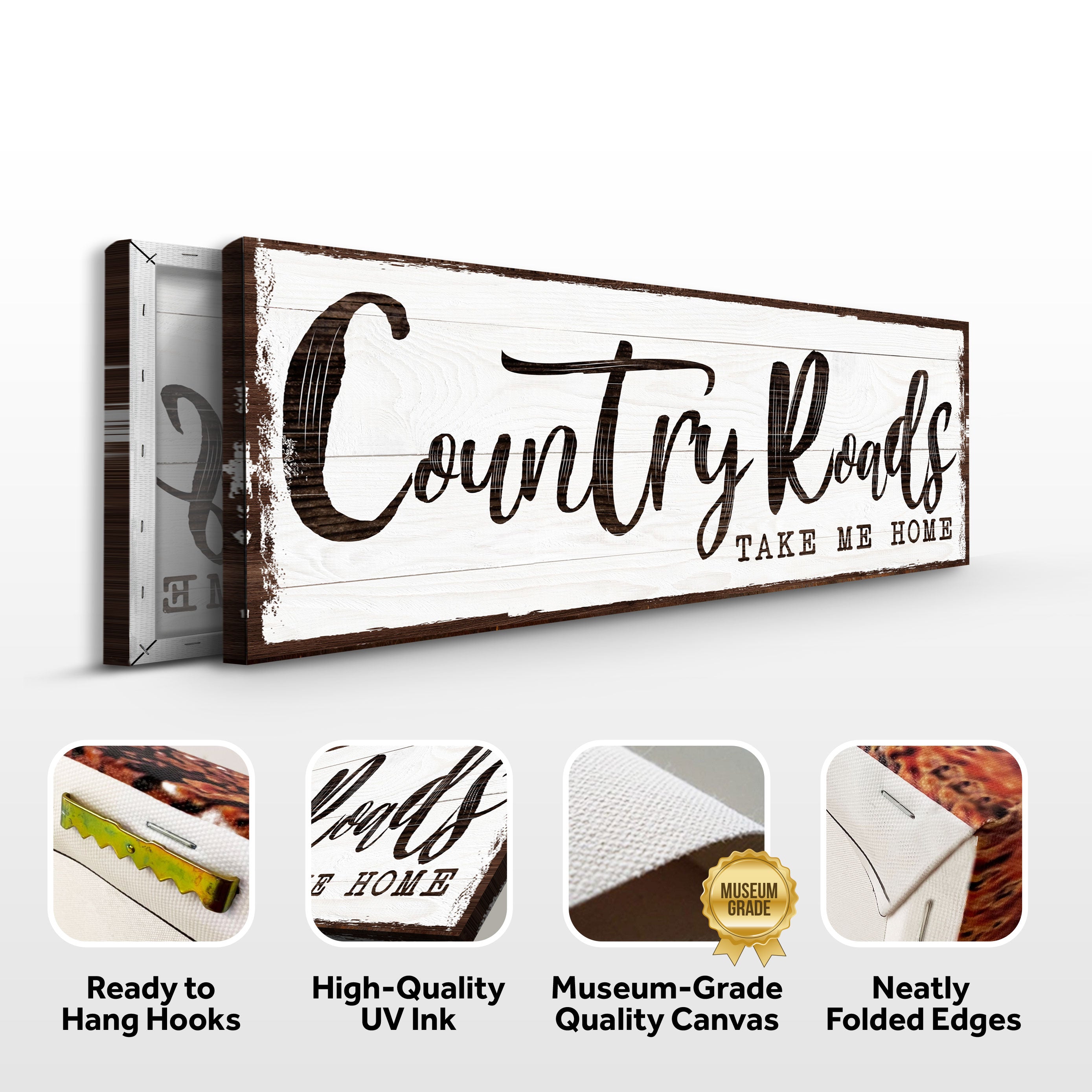 Country Roads Take Me Home Sign III on sale at MyriadMart
