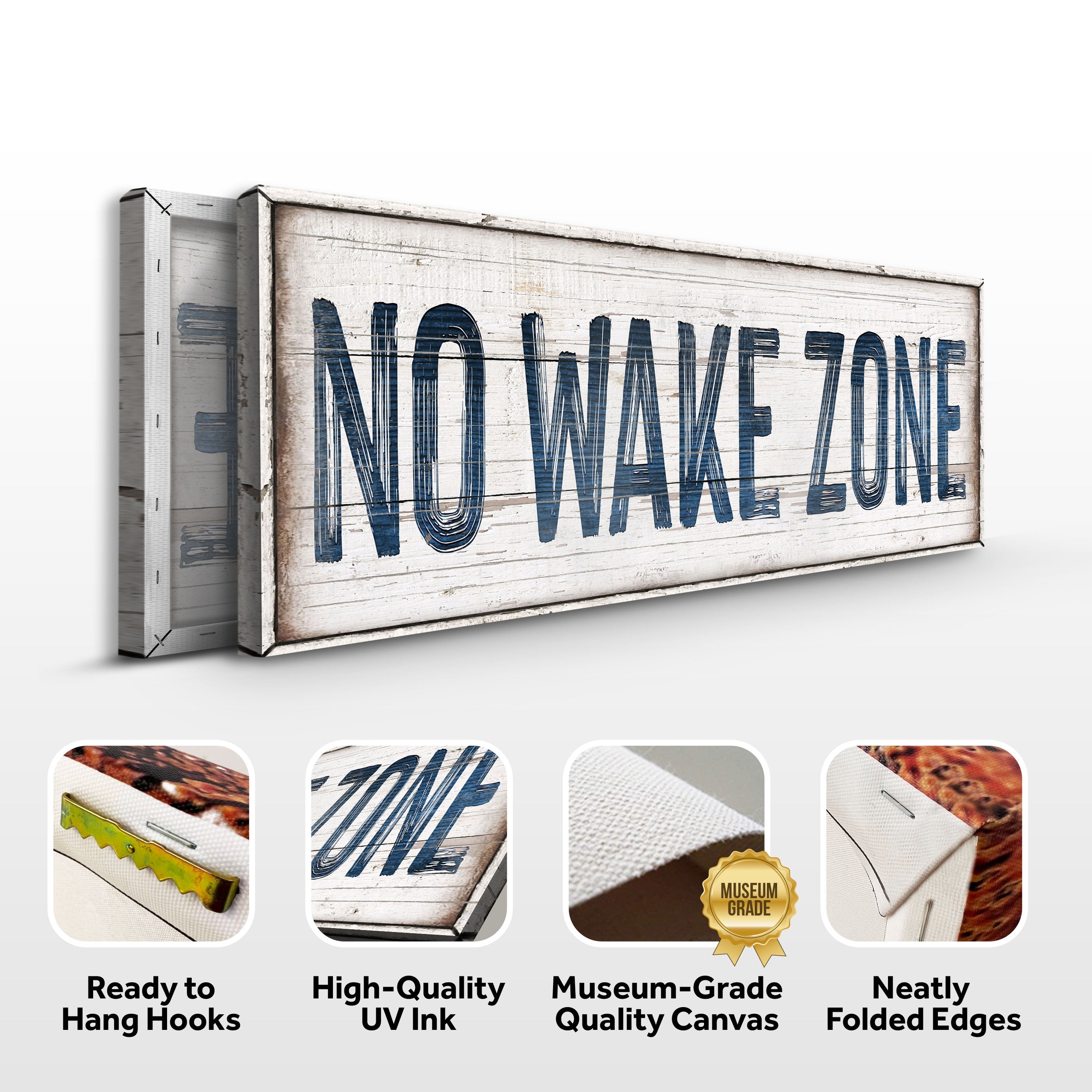 No Wake Zone Sign XVIII on sale at MyriadMart